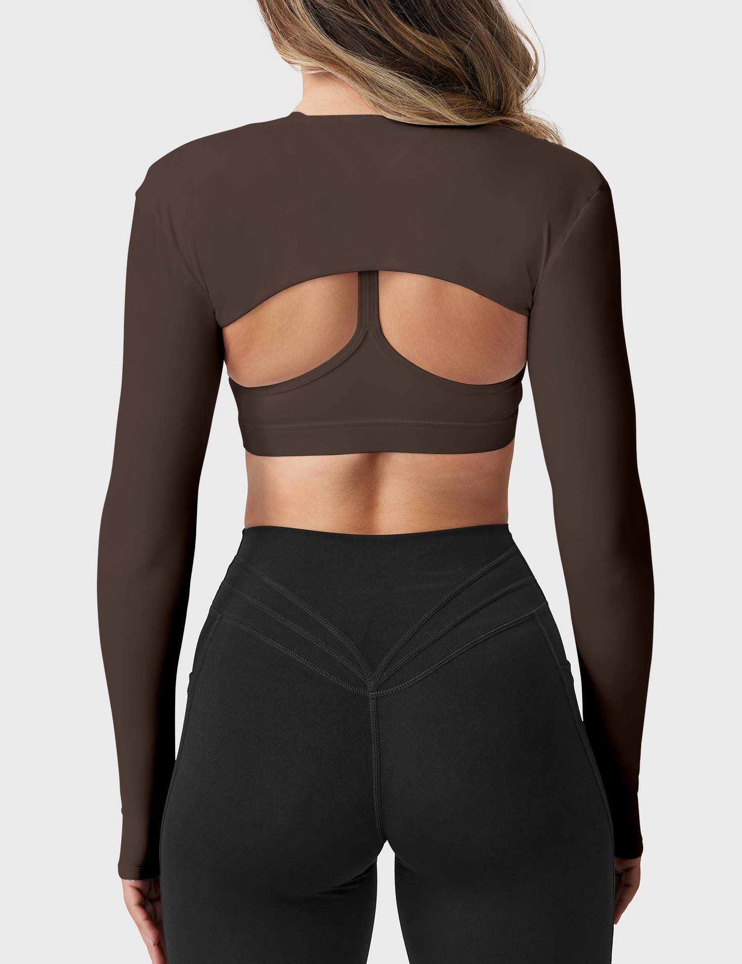 YGLEO Mini Long Sleeve Bolero Shrug