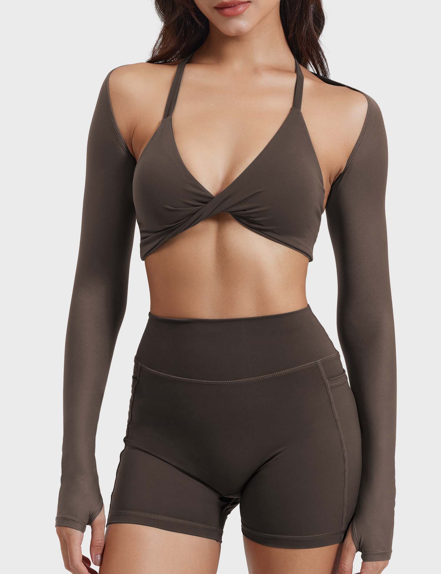 YGLEO Kozie Long Sleeve Bolero Shrug