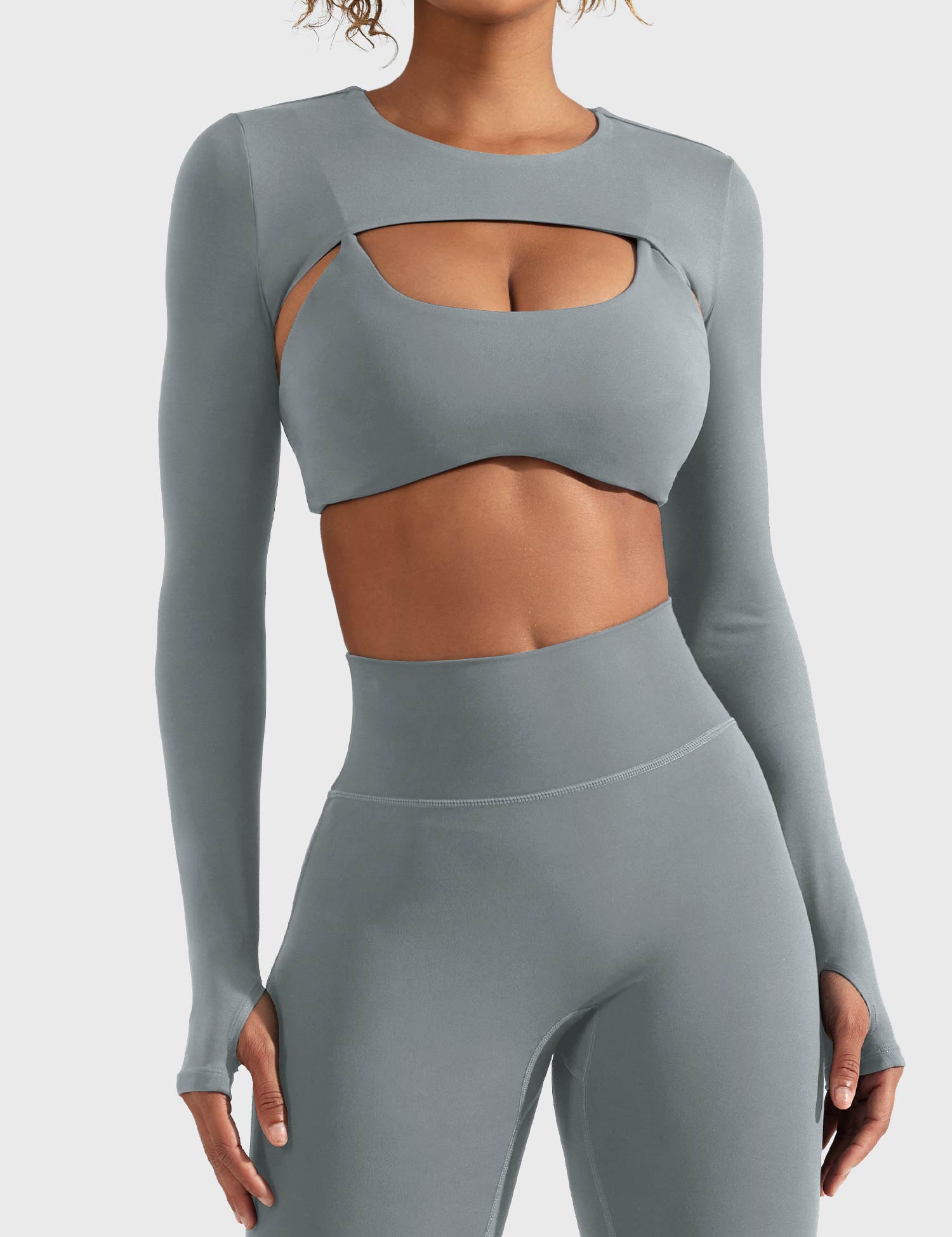 YGLEO Crissy Long Sleeve Bolero Shrug