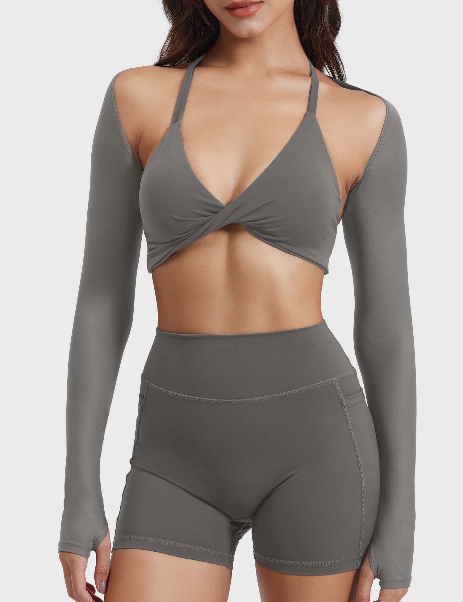 YGLEO Kozie Long Sleeve Bolero Shrug
