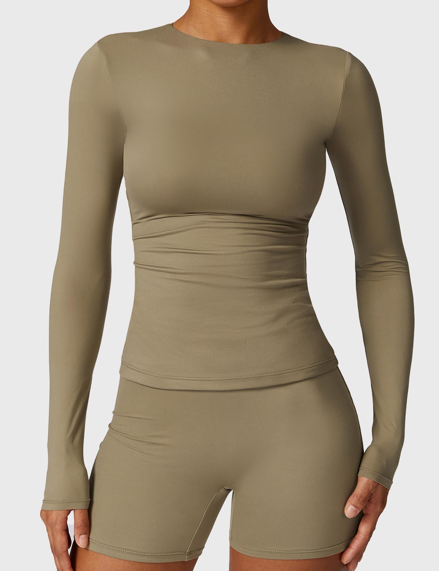 YGLEO Long Sleeve Crew Neck T Shirts