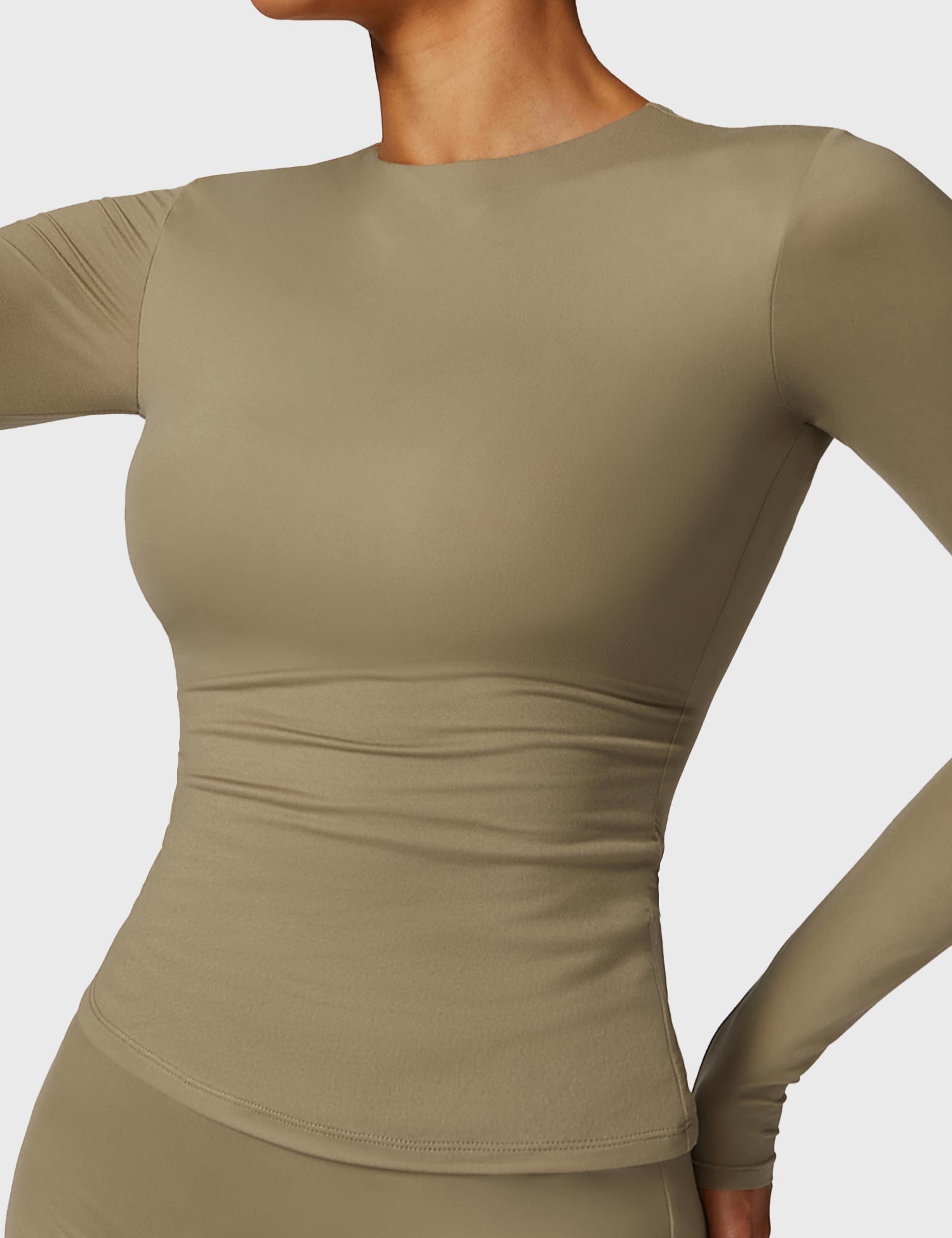 YGLEO Long Sleeve Crew Neck T Shirts