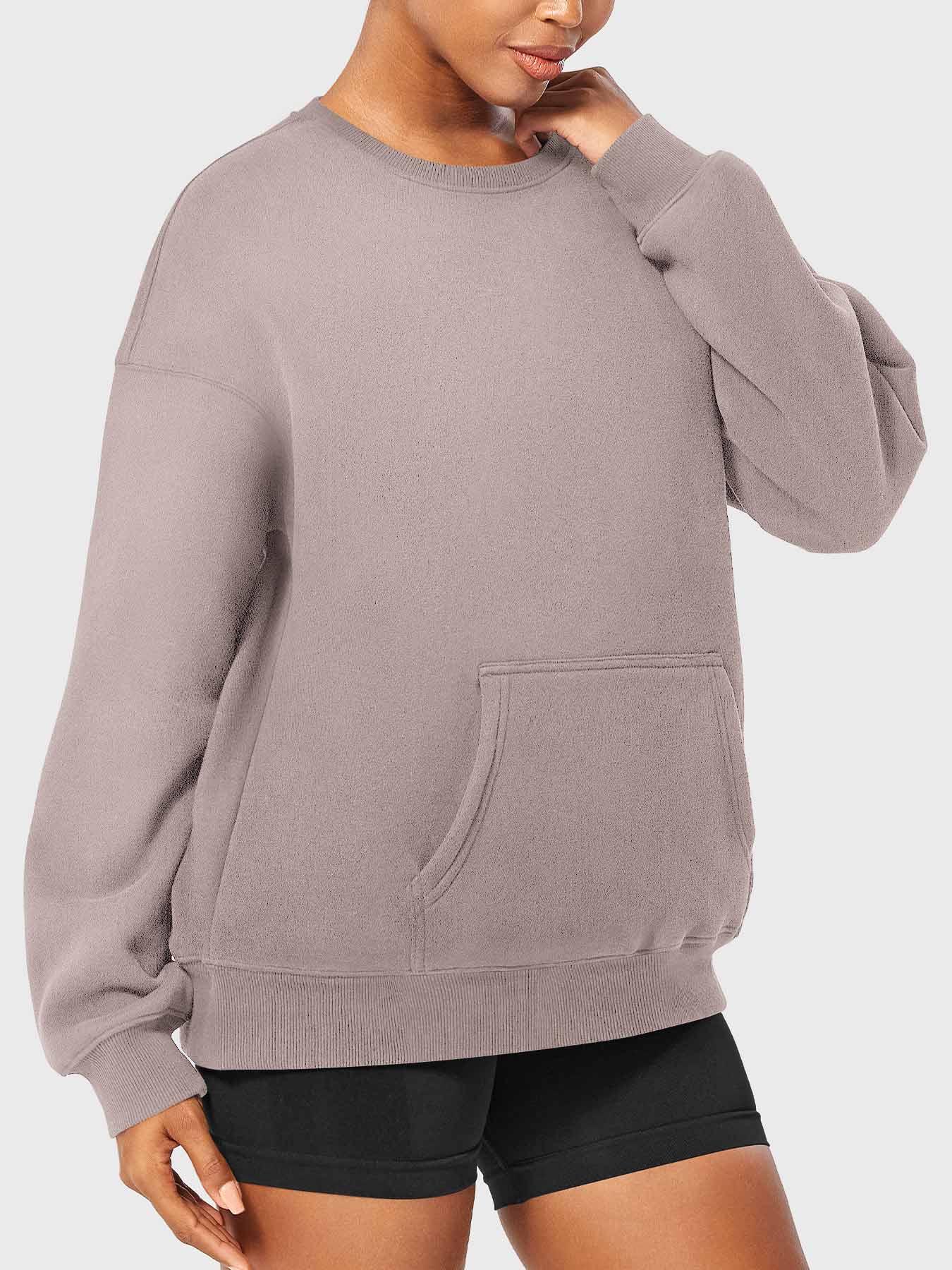 YGLEO Jocely Oversized Fleece Sweatshirts