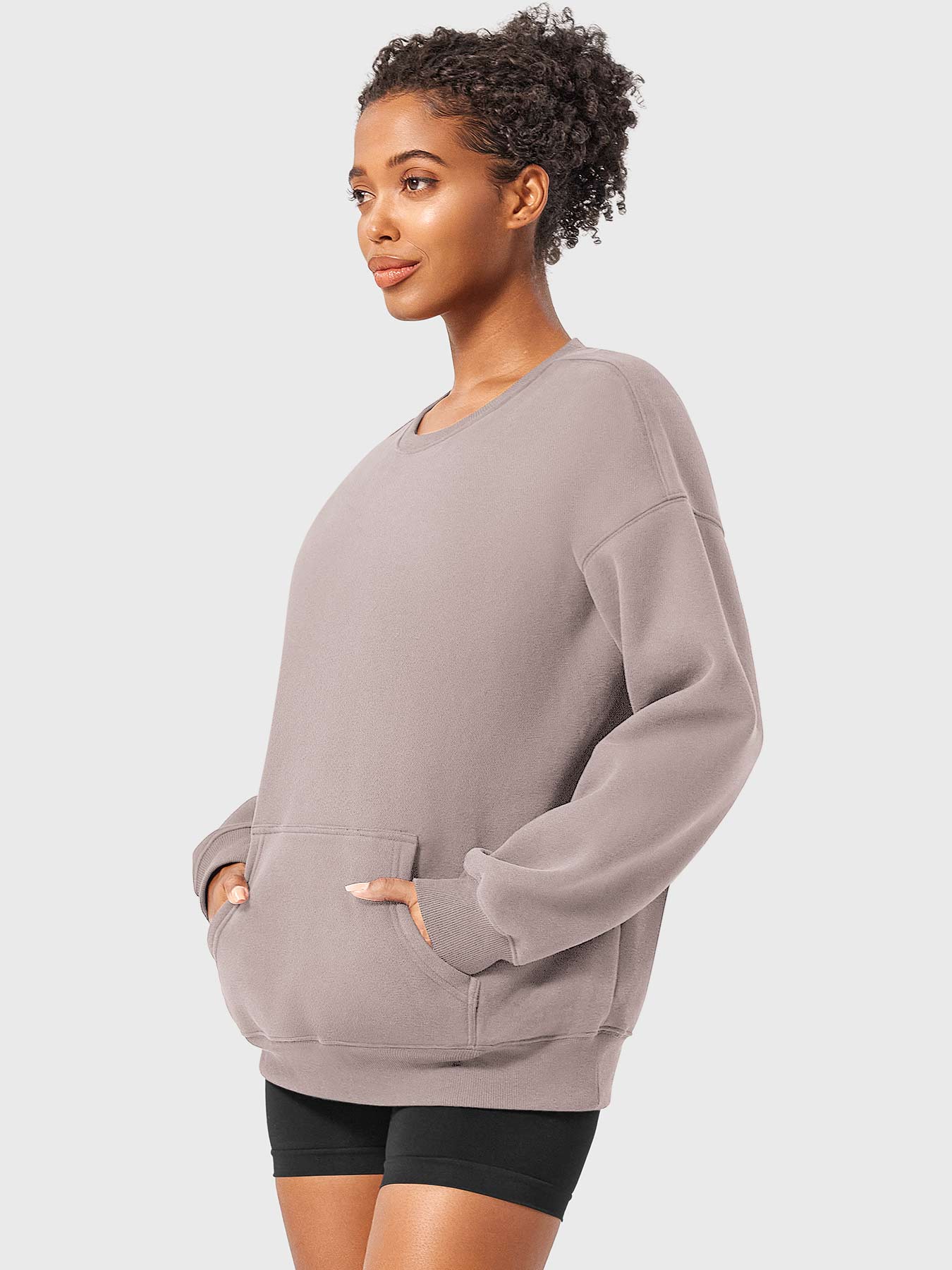 YGLEO Jocely Oversized Fleece Sweatshirts