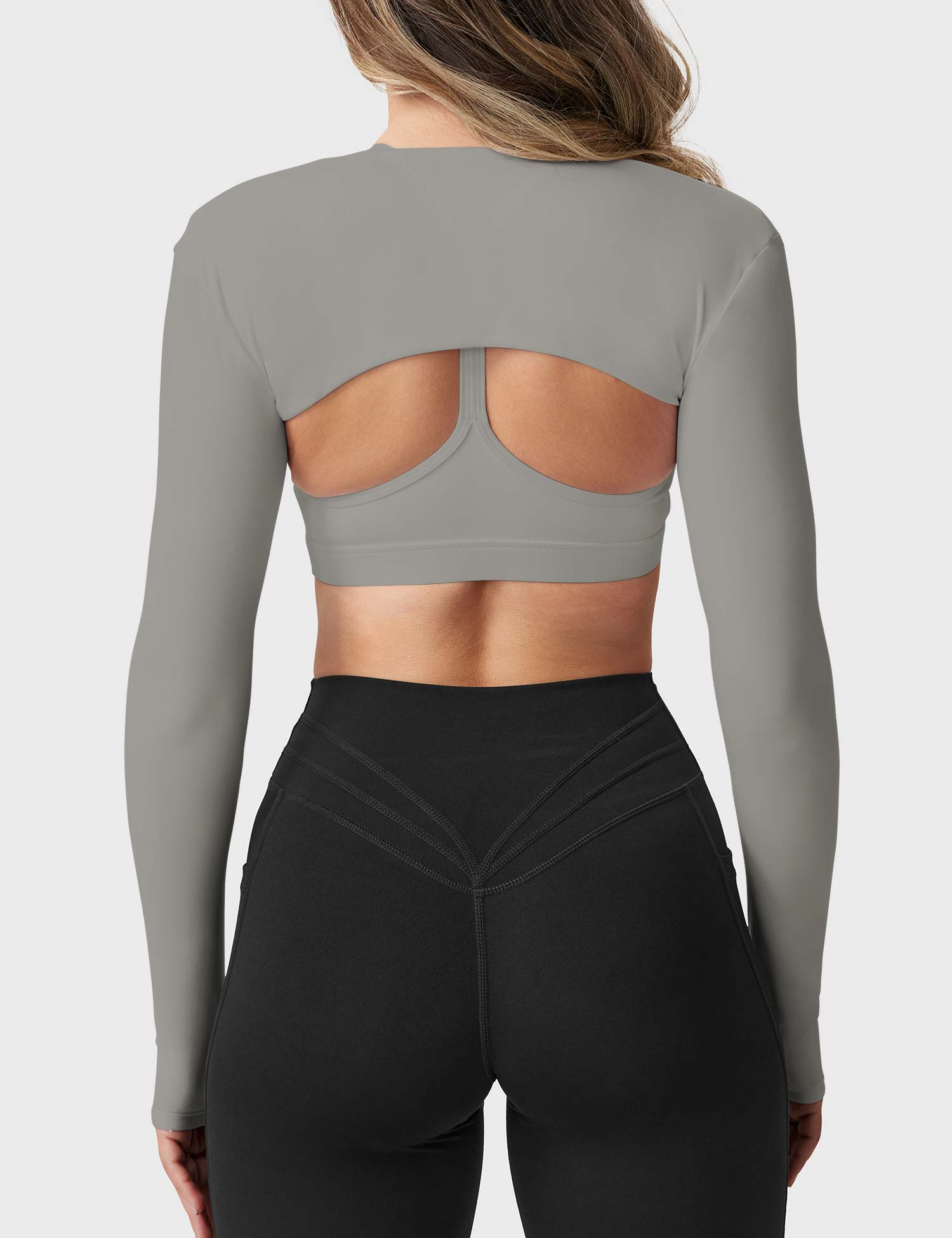 YGLEO Mini Long Sleeve Bolero Shrug