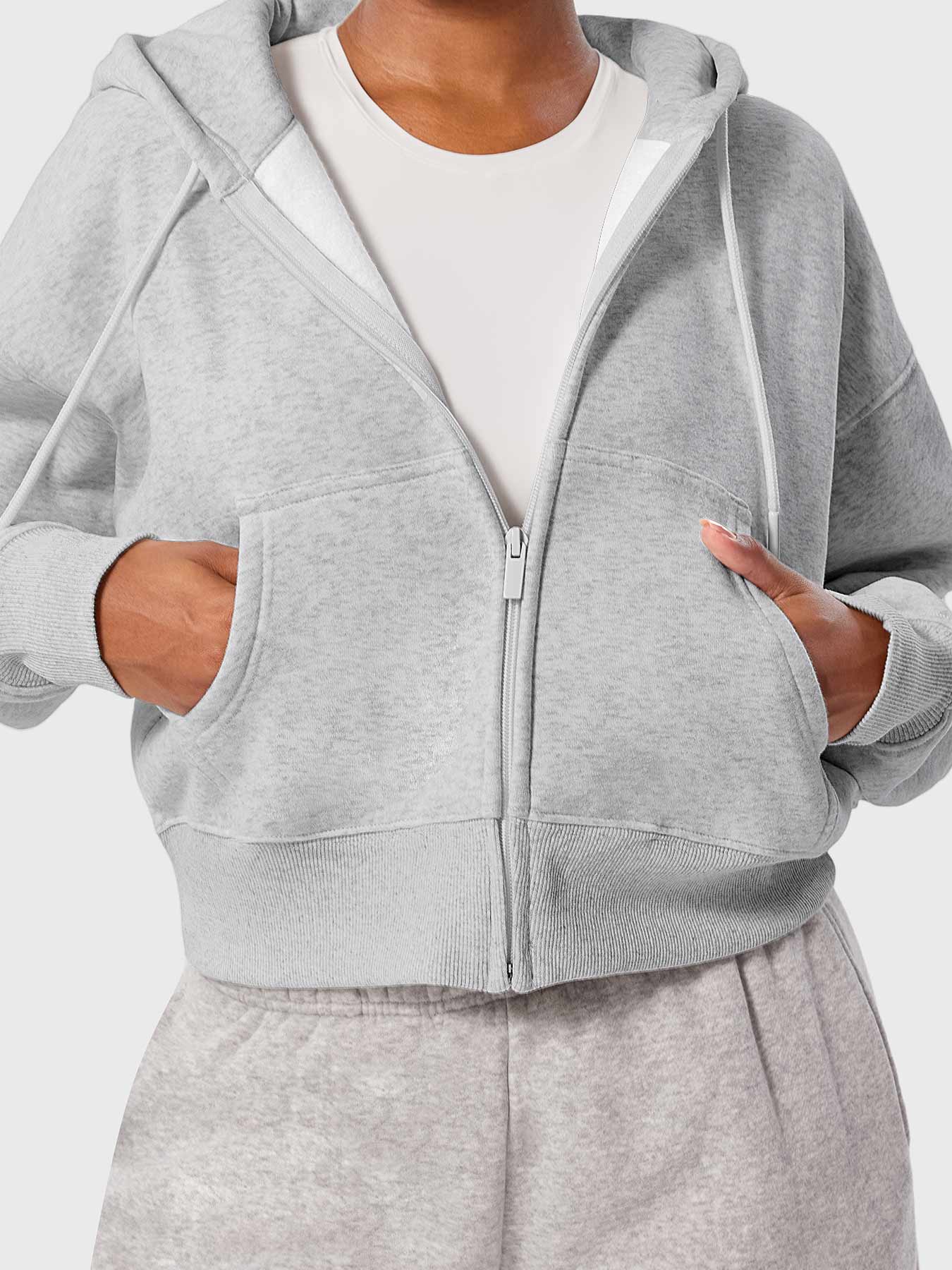 YGLEO Katrine Zip Up Fleece Hoodies