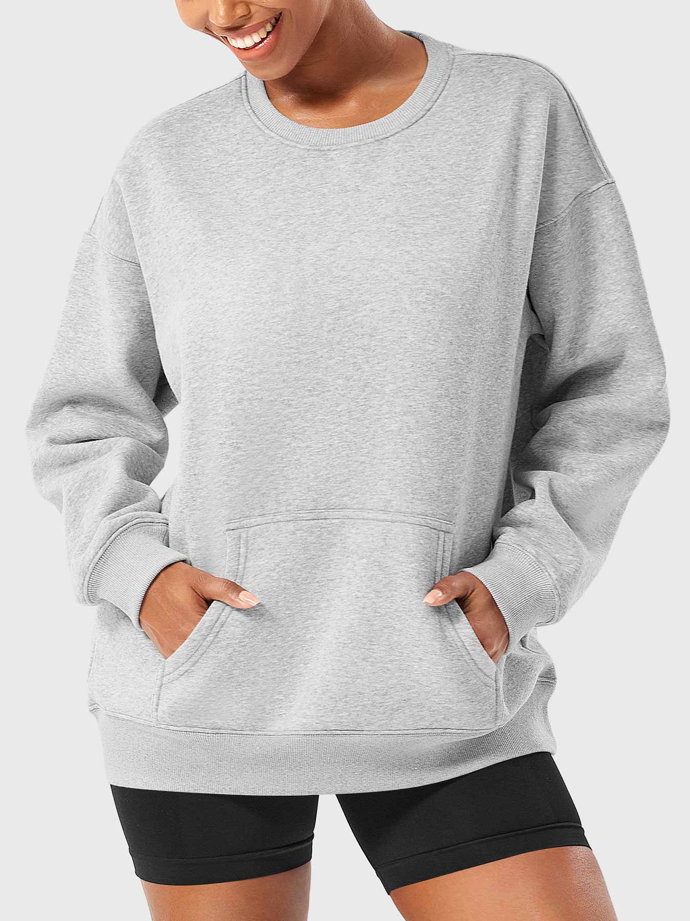 YGLEO Jocely Oversized Fleece Sweatshirts