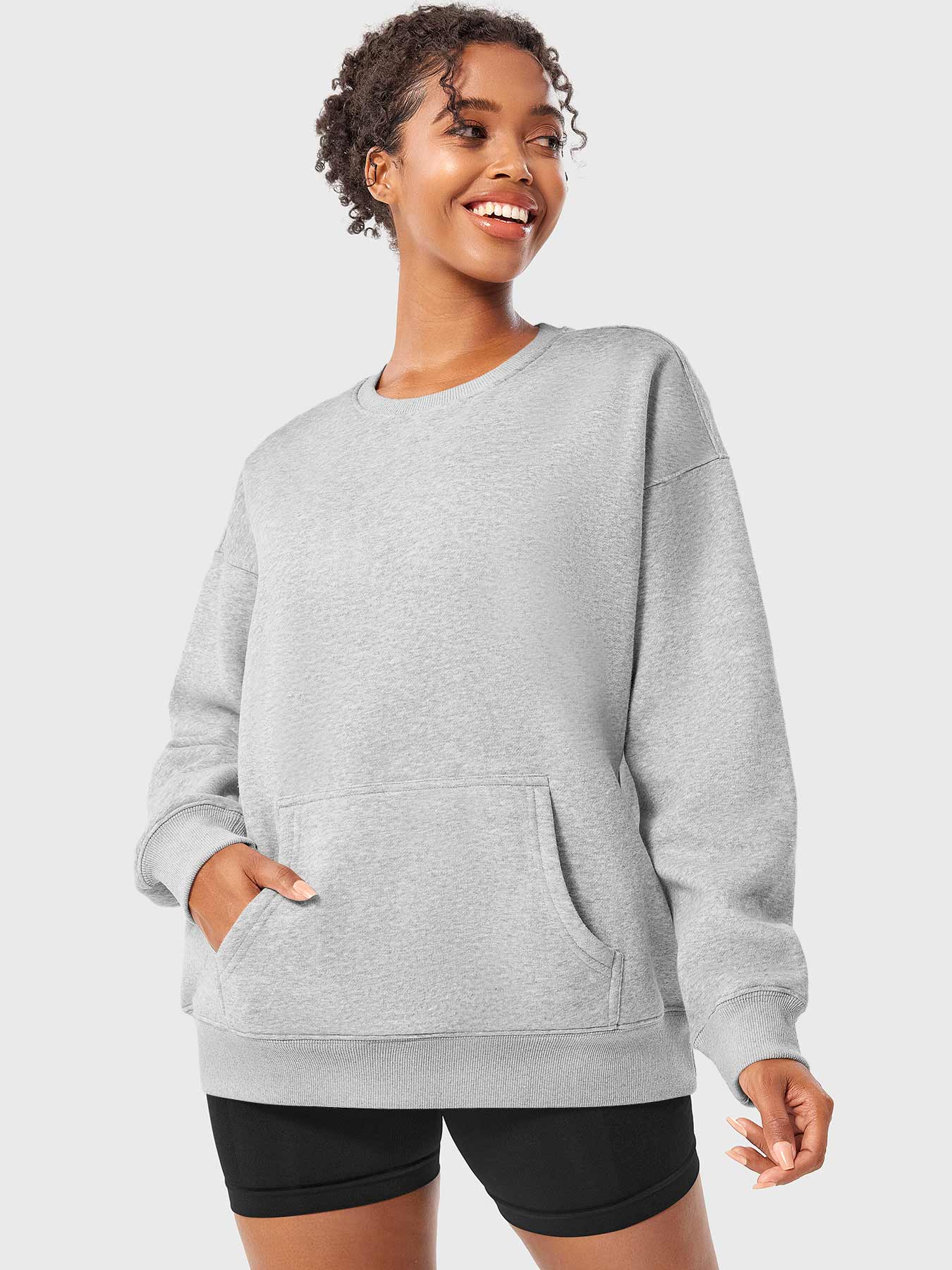YGLEO Jocely Oversized Fleece Sweatshirts
