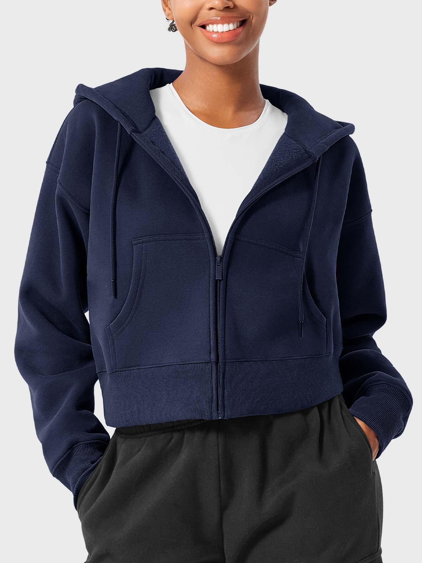 YGLEO Katrine Zip Up Fleece Hoodies