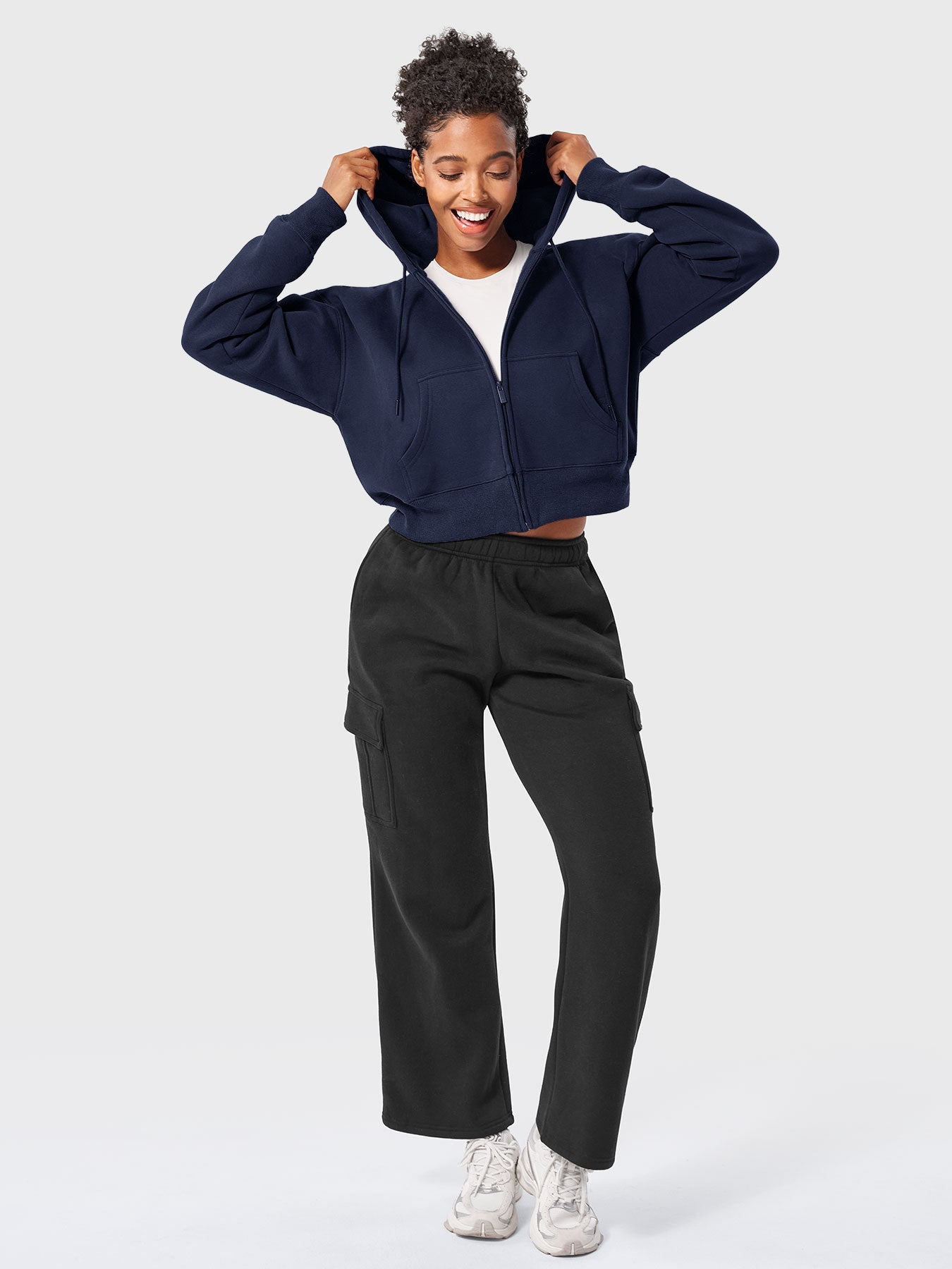 YGLEO Katrine Zip Up Fleece Hoodies