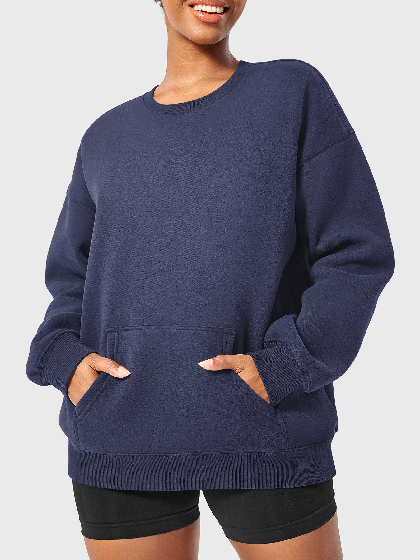 YGLEO Jocely Oversized Fleece Sweatshirts