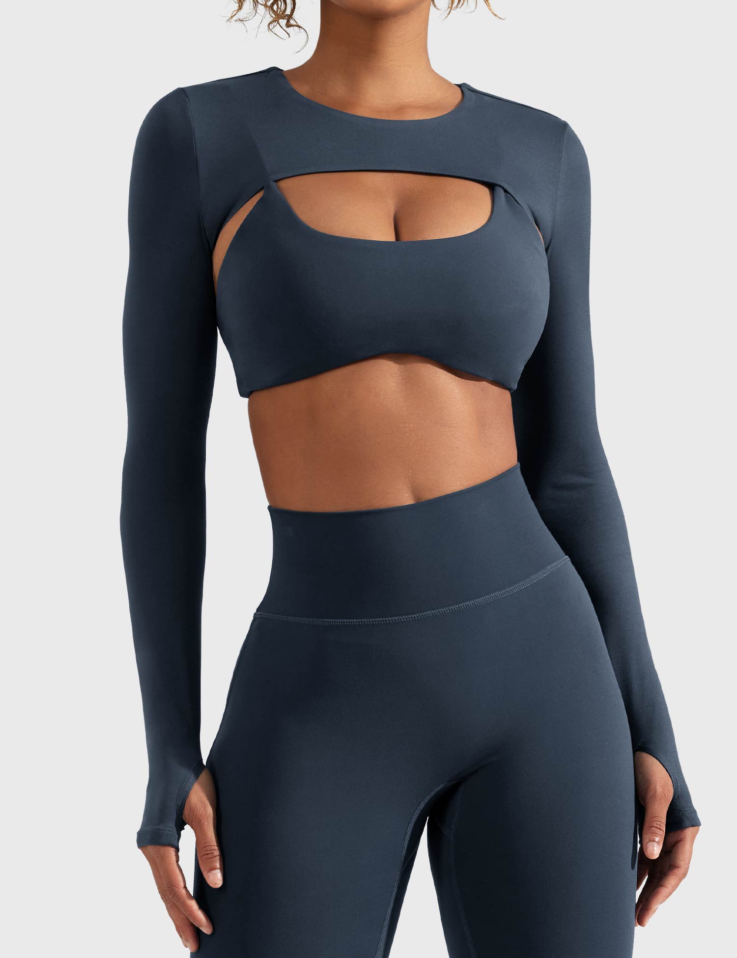 YGLEO Crissy Long Sleeve Bolero Shrug