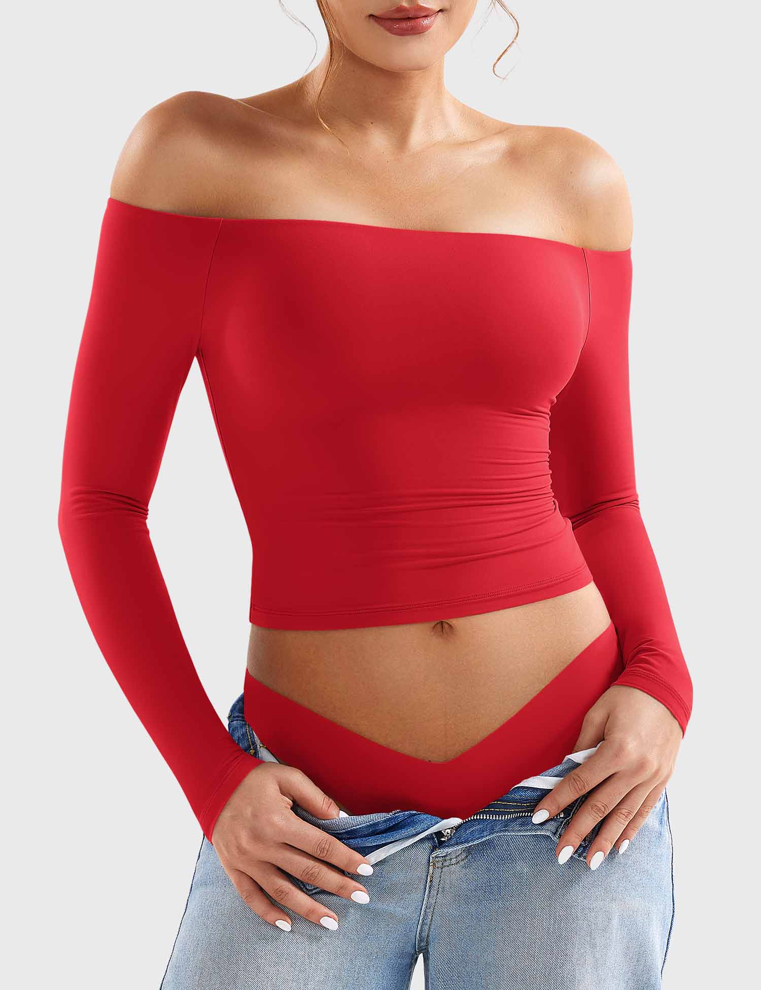 YGLEO Luzlie Off Shoulder Top