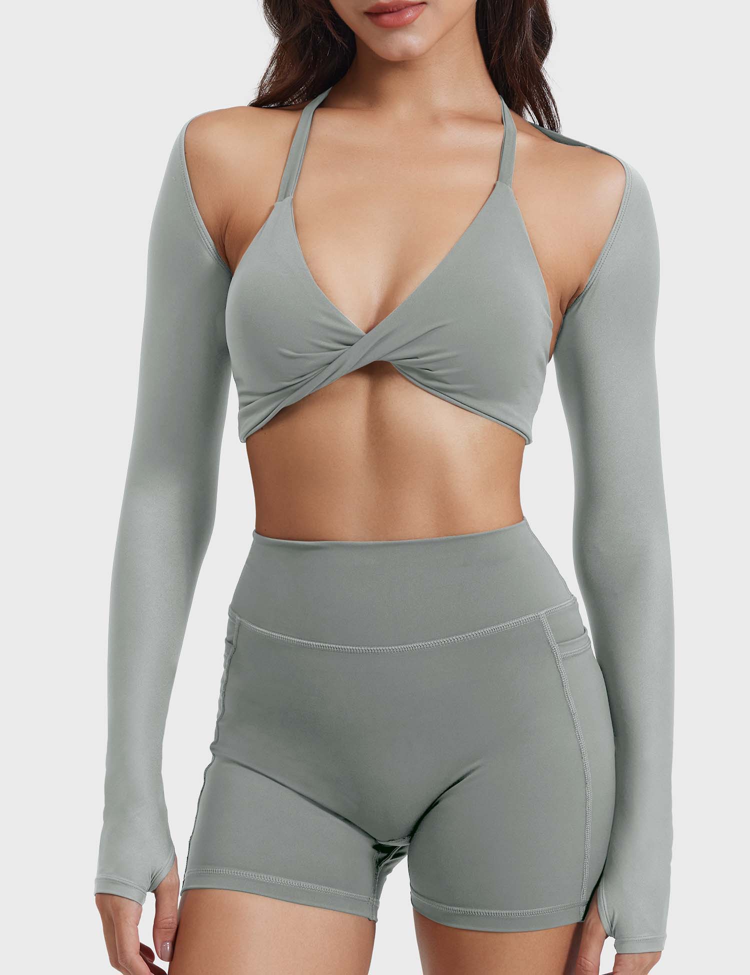 YGLEO Kozie Long Sleeve Bolero Shrug