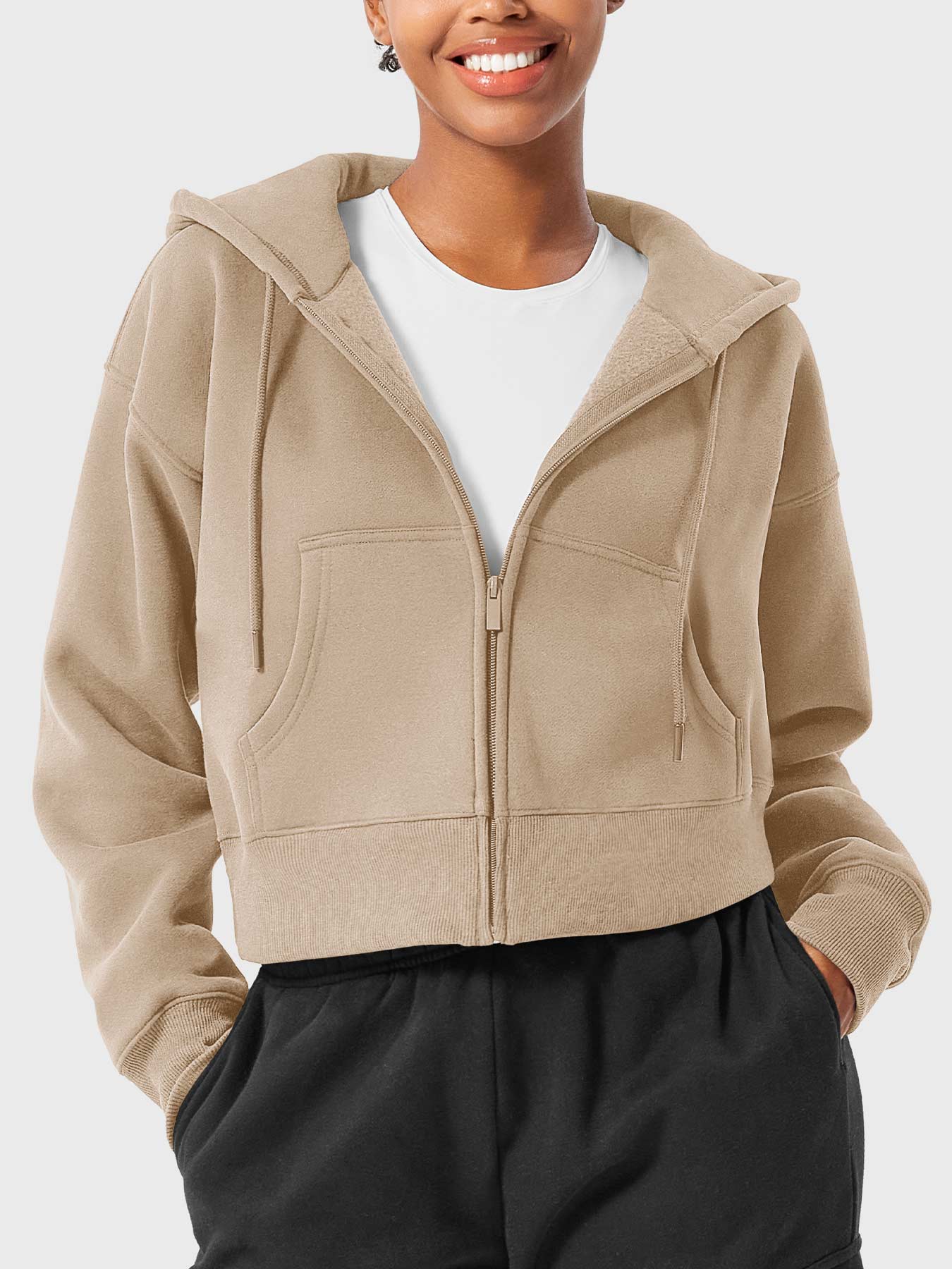 YGLEO Katrine Zip Up Fleece Hoodies
