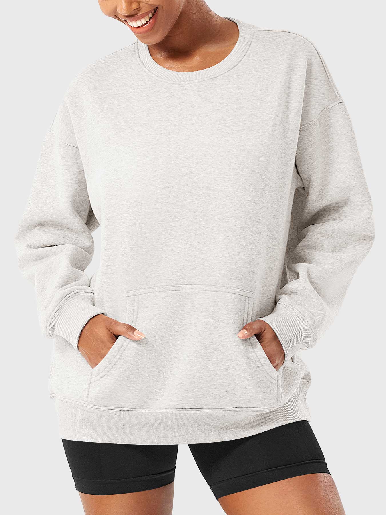 YGLEO Jocely Oversized Fleece Sweatshirts