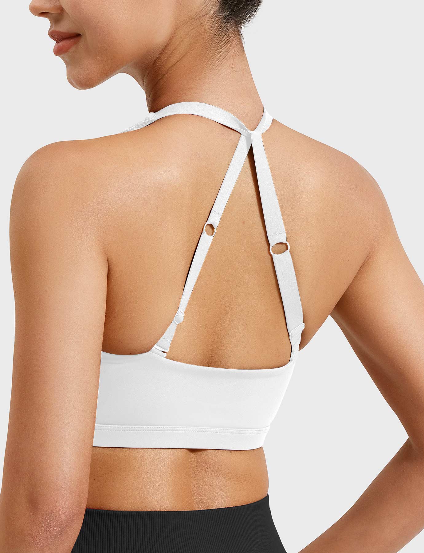 YGLEO Micaela Twist Front Sports Bra