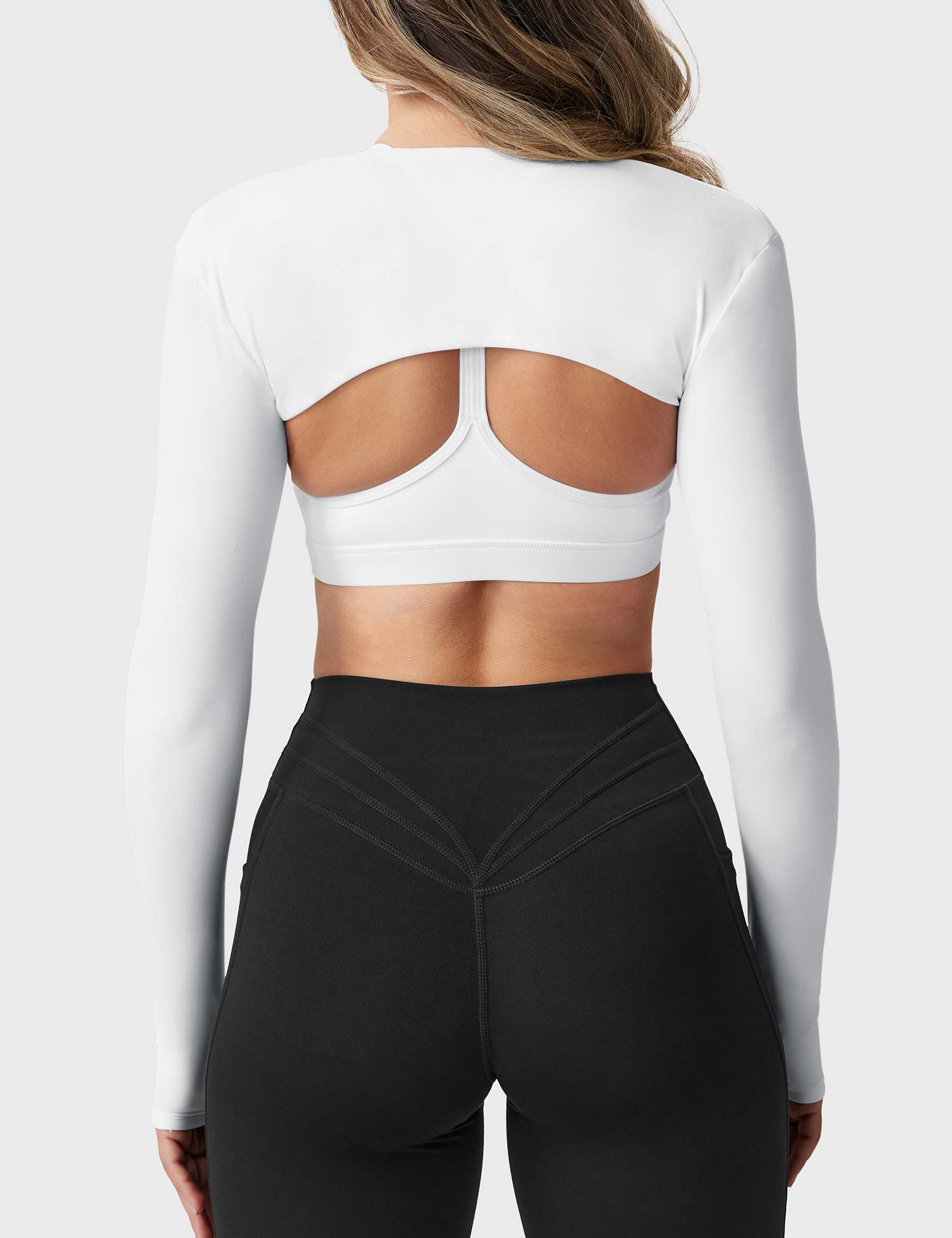 YGLEO Mini Long Sleeve Bolero Shrug