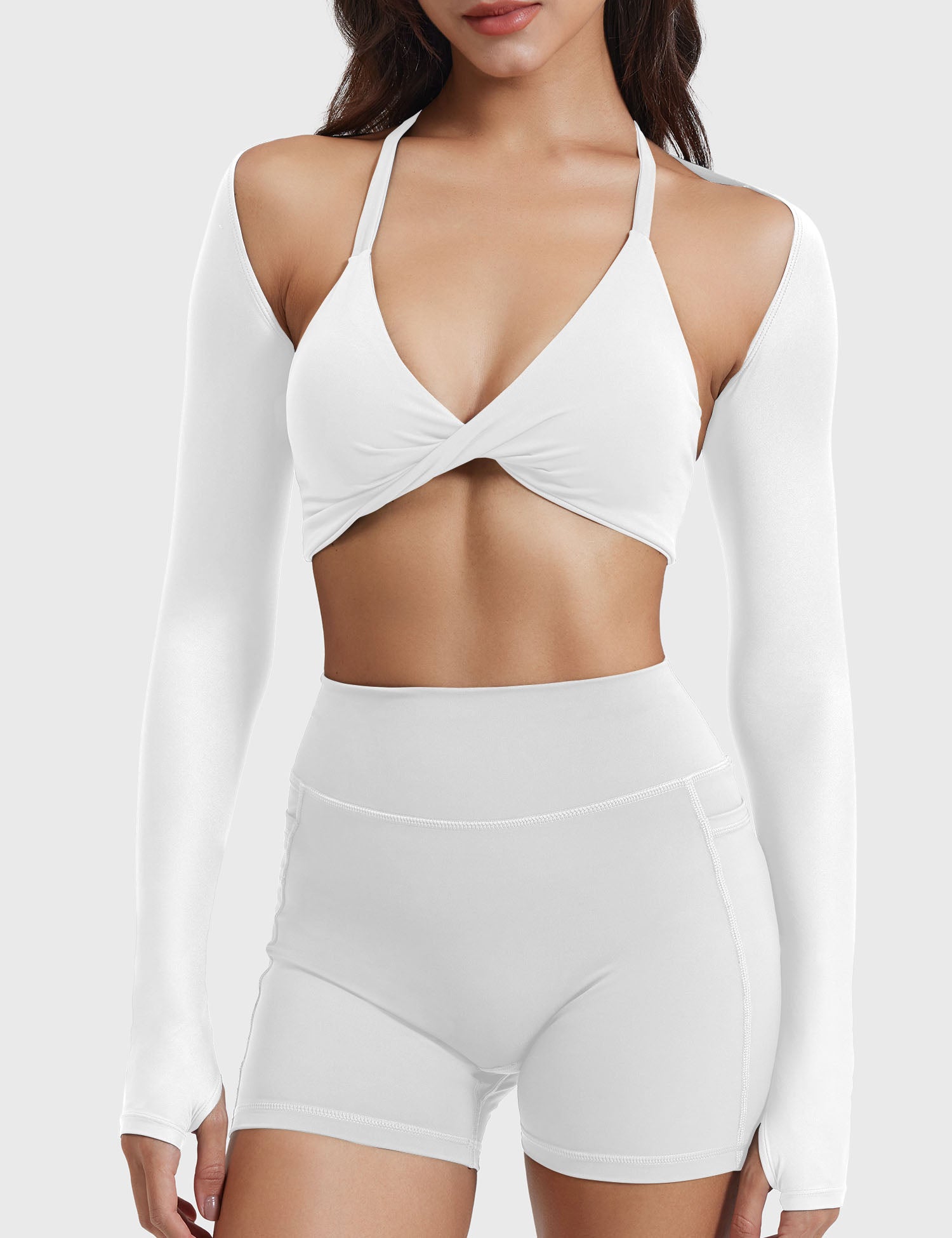 YGLEO Kozie Long Sleeve Bolero Shrug