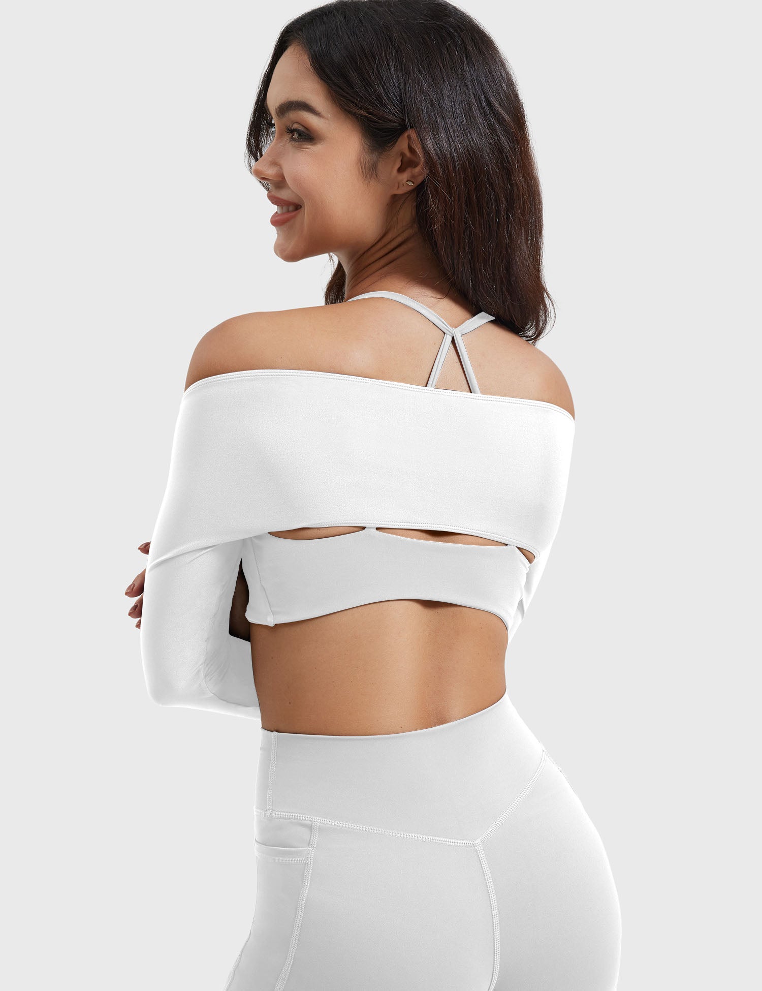 YGLEO Kozie Long Sleeve Bolero Shrug