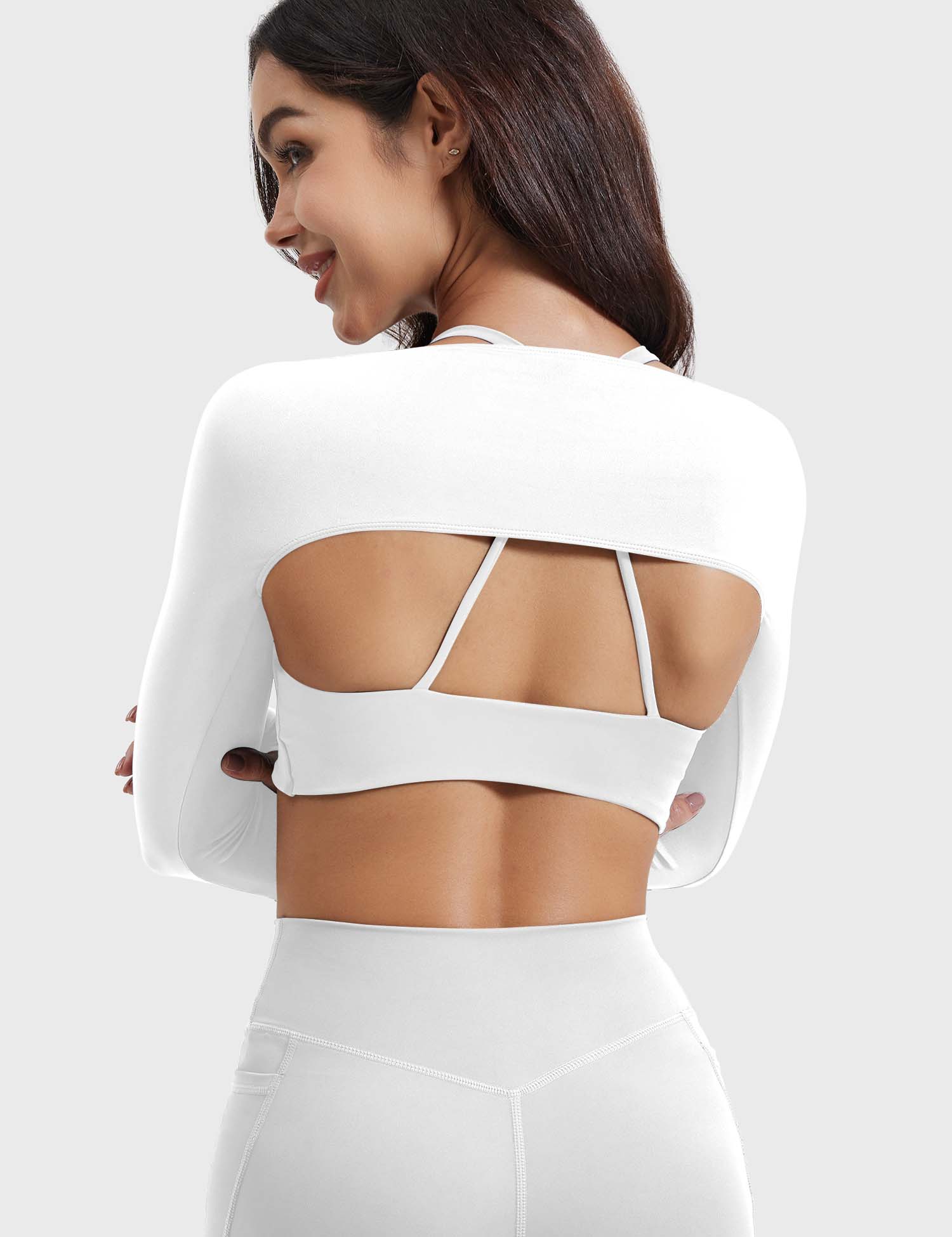 YGLEO Kozie Long Sleeve Bolero Shrug
