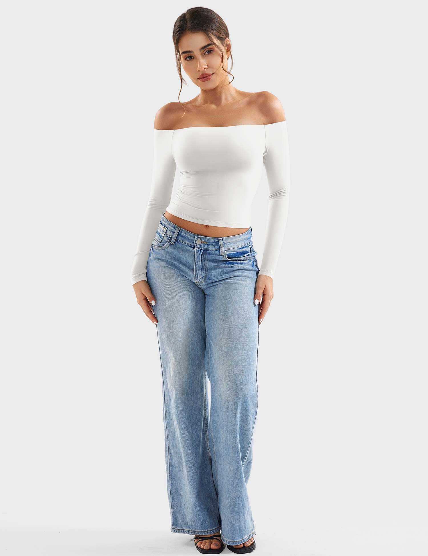 YGLEO Luzlie Off Shoulder Top