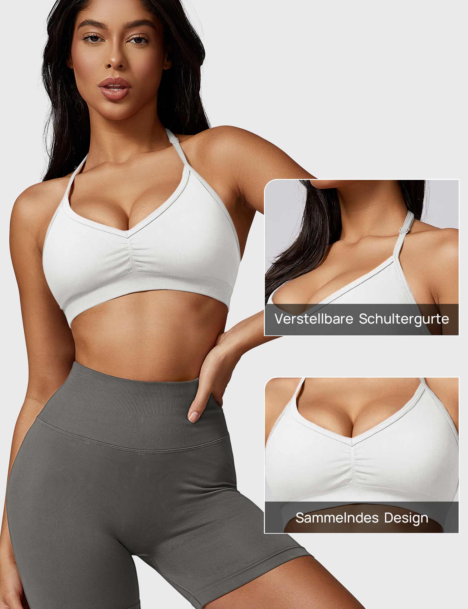 YGLEO Hedy Halter Sports Bra