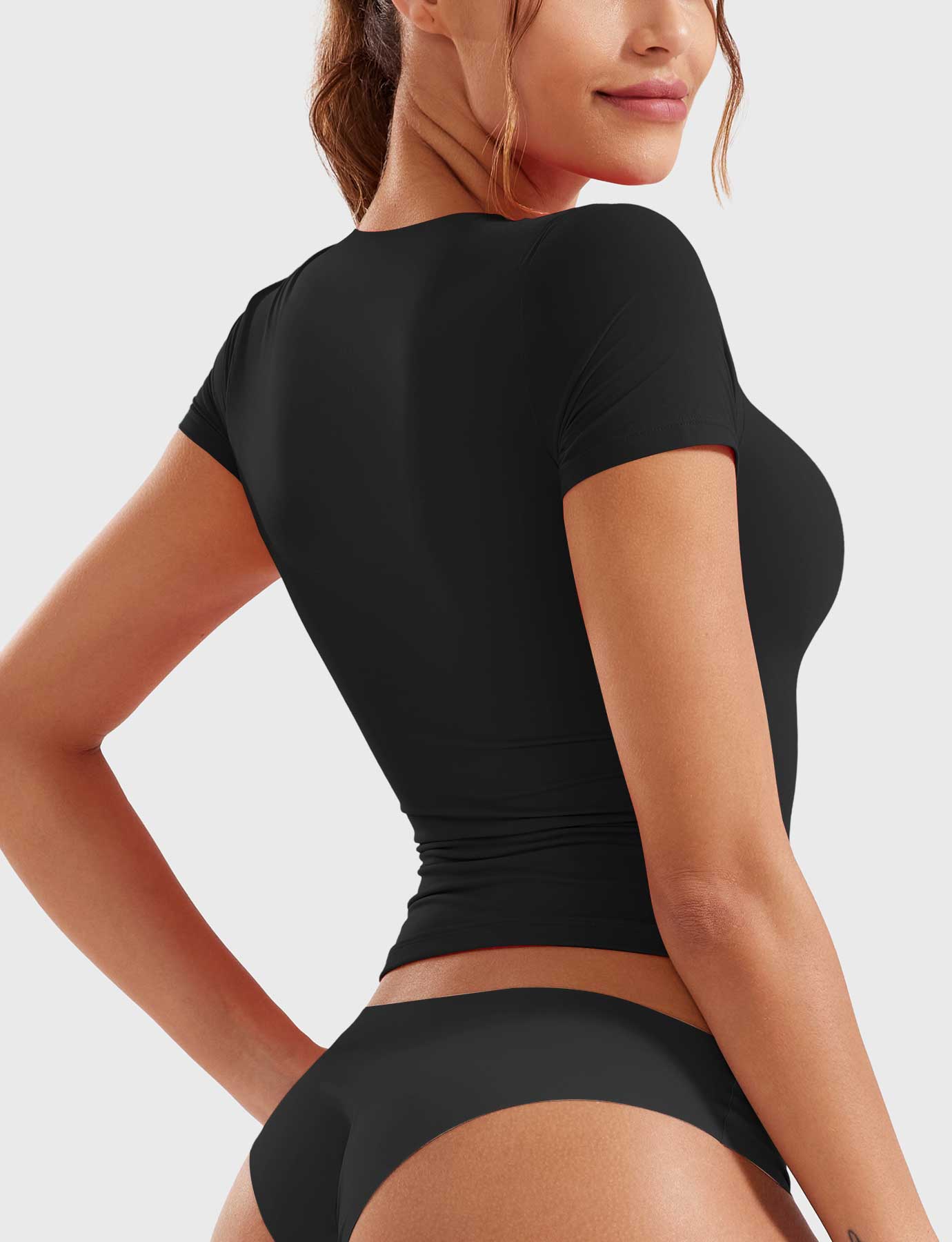 YGLEO Laurisa Zip Up Crop Top