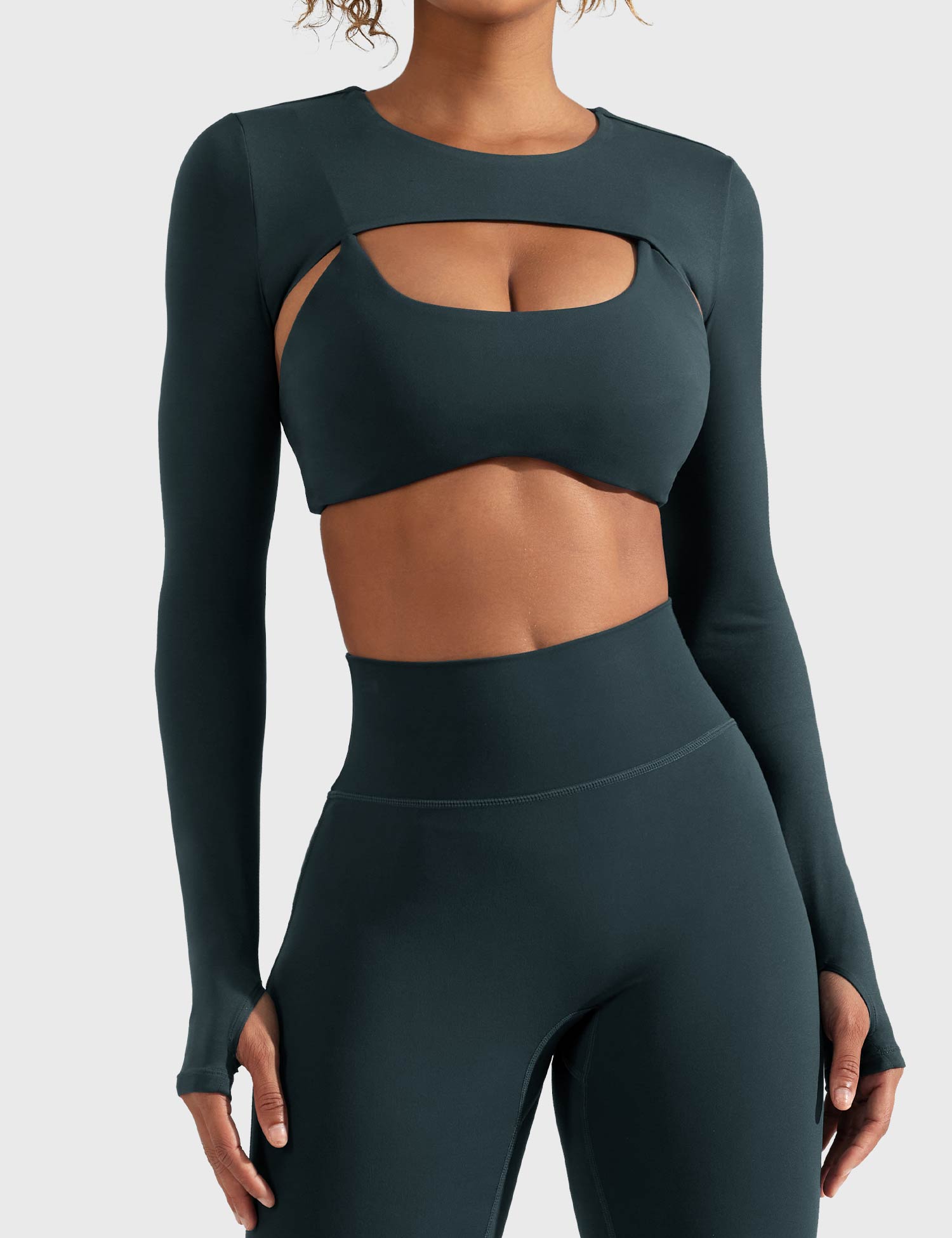 YGLEO Crissy Long Sleeve Bolero Shrug