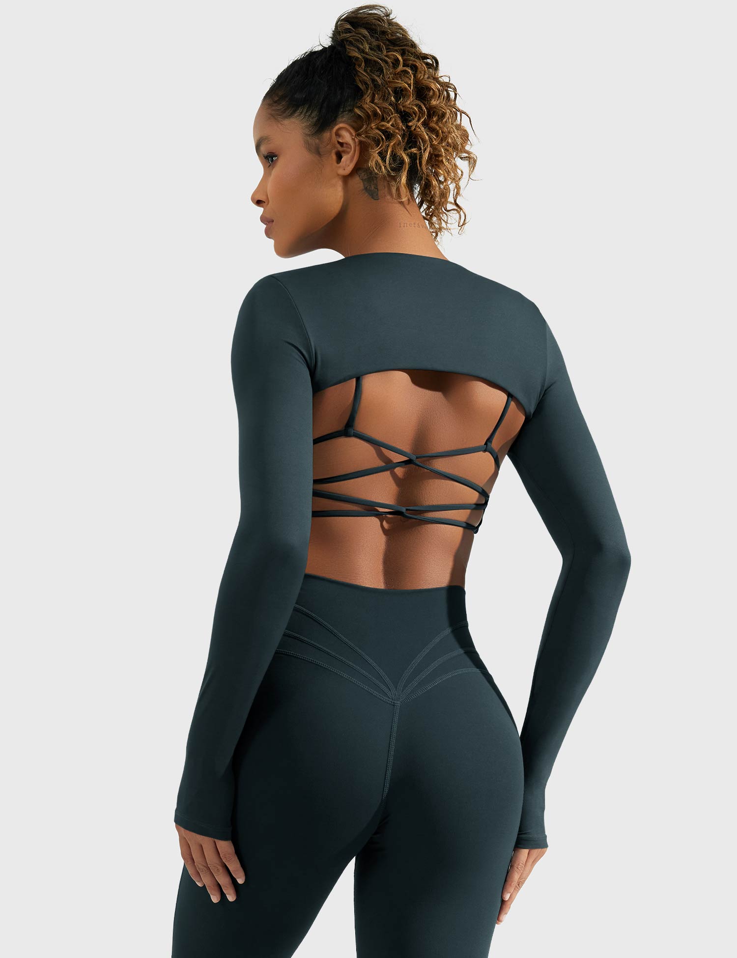 YGLEO Crissy Long Sleeve Bolero Shrug