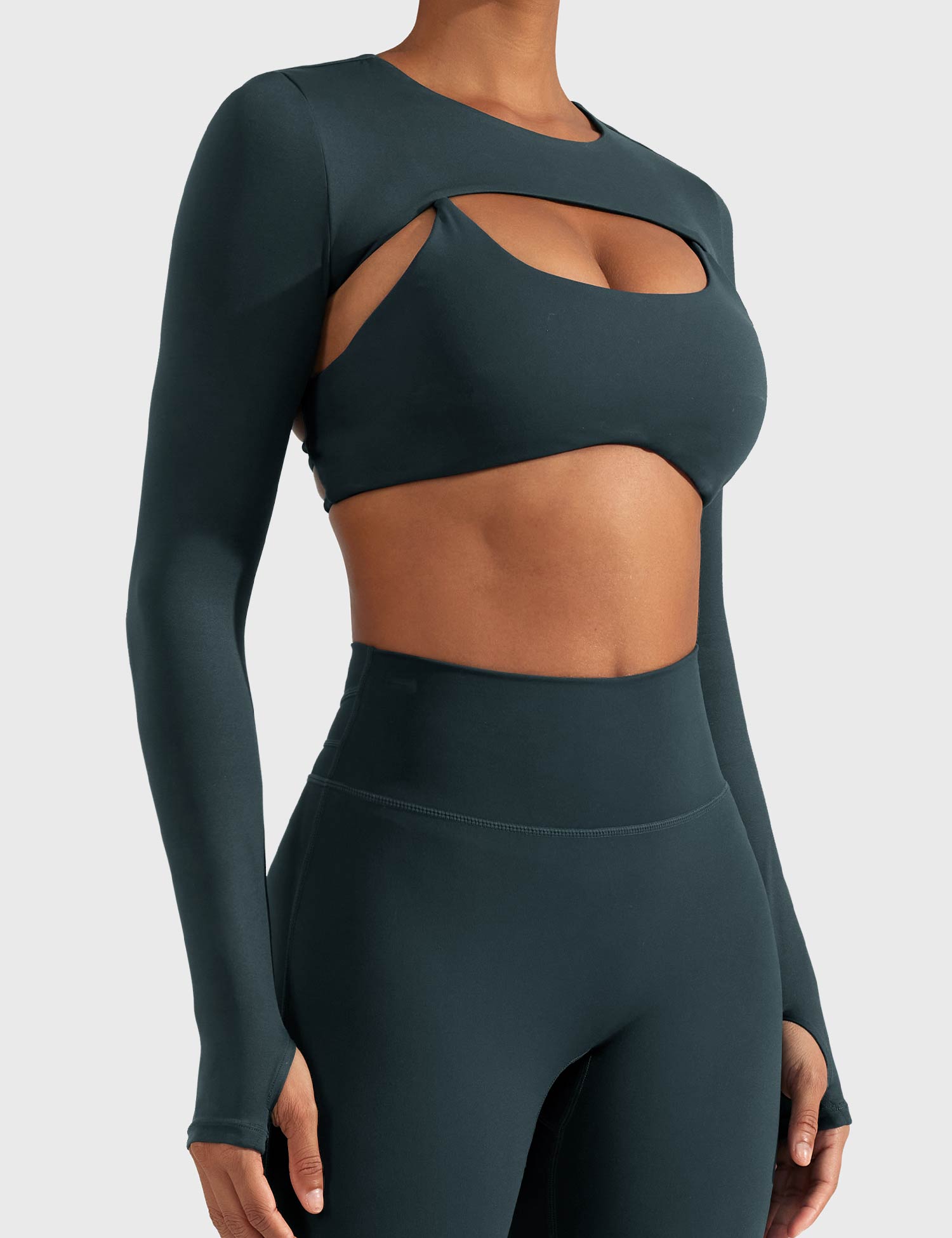 YGLEO Crissy Long Sleeve Bolero Shrug