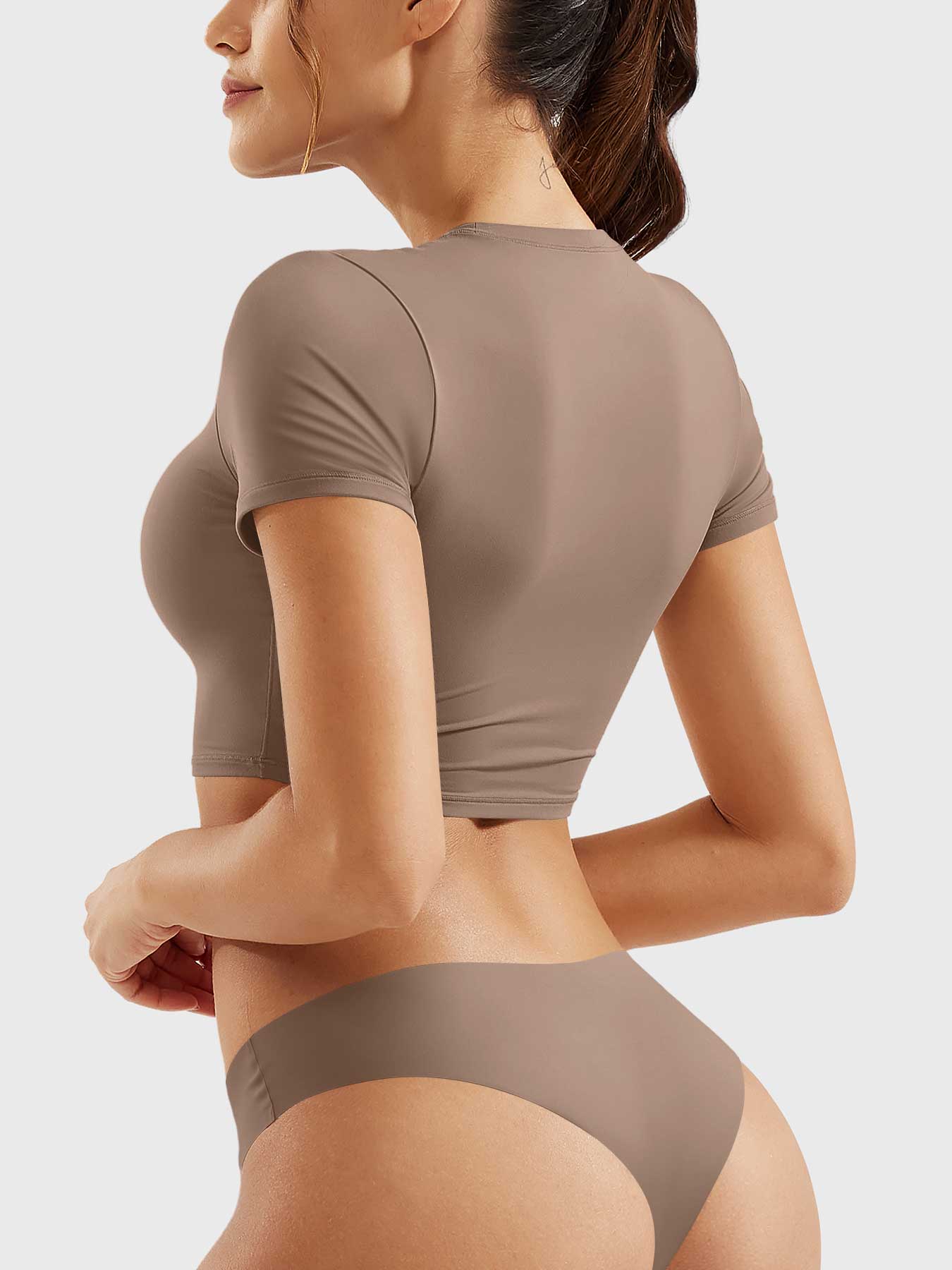 YGLEO Colin Short Sleeves Crop Top