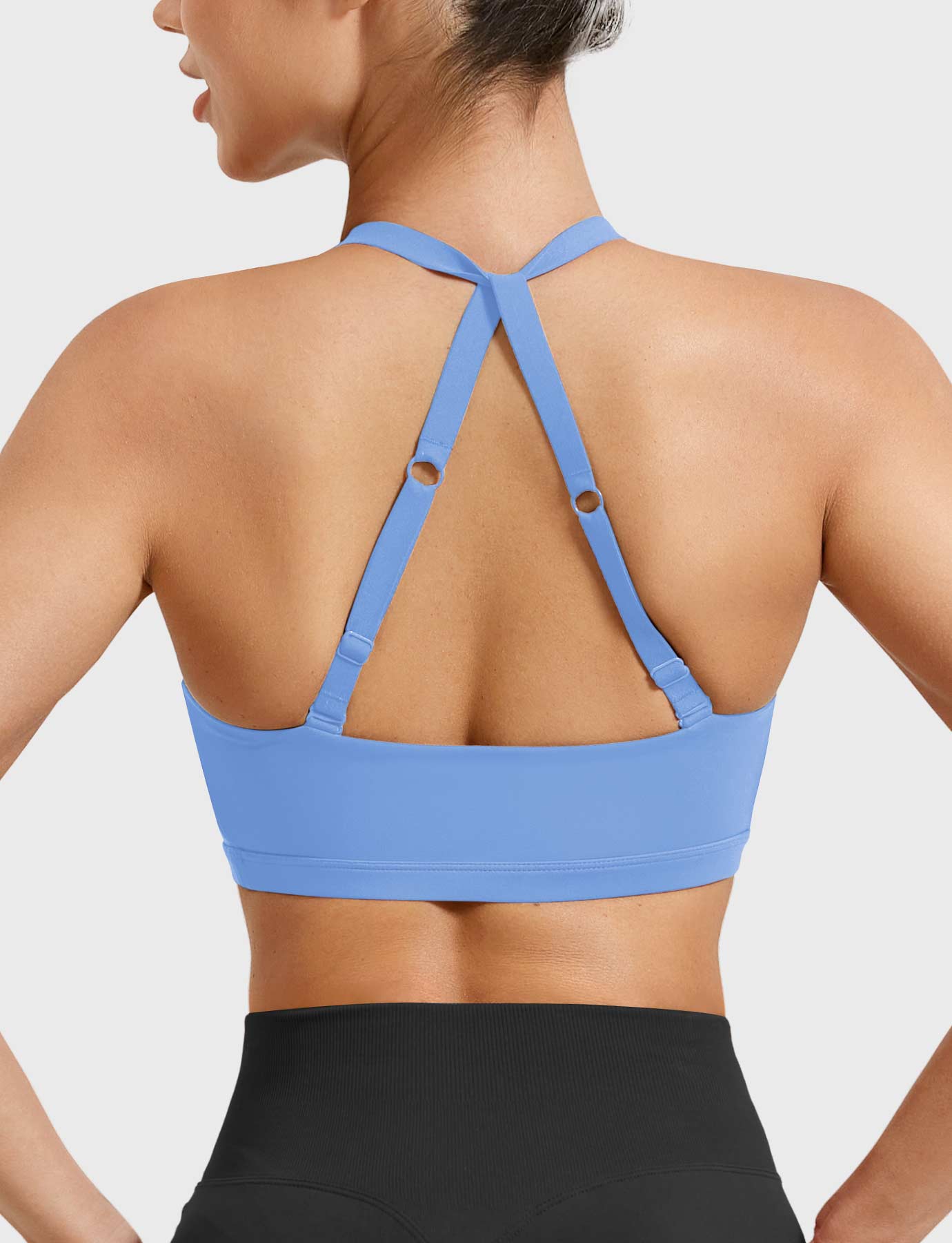 YGLEO Micaela Twist Front Sports Bra