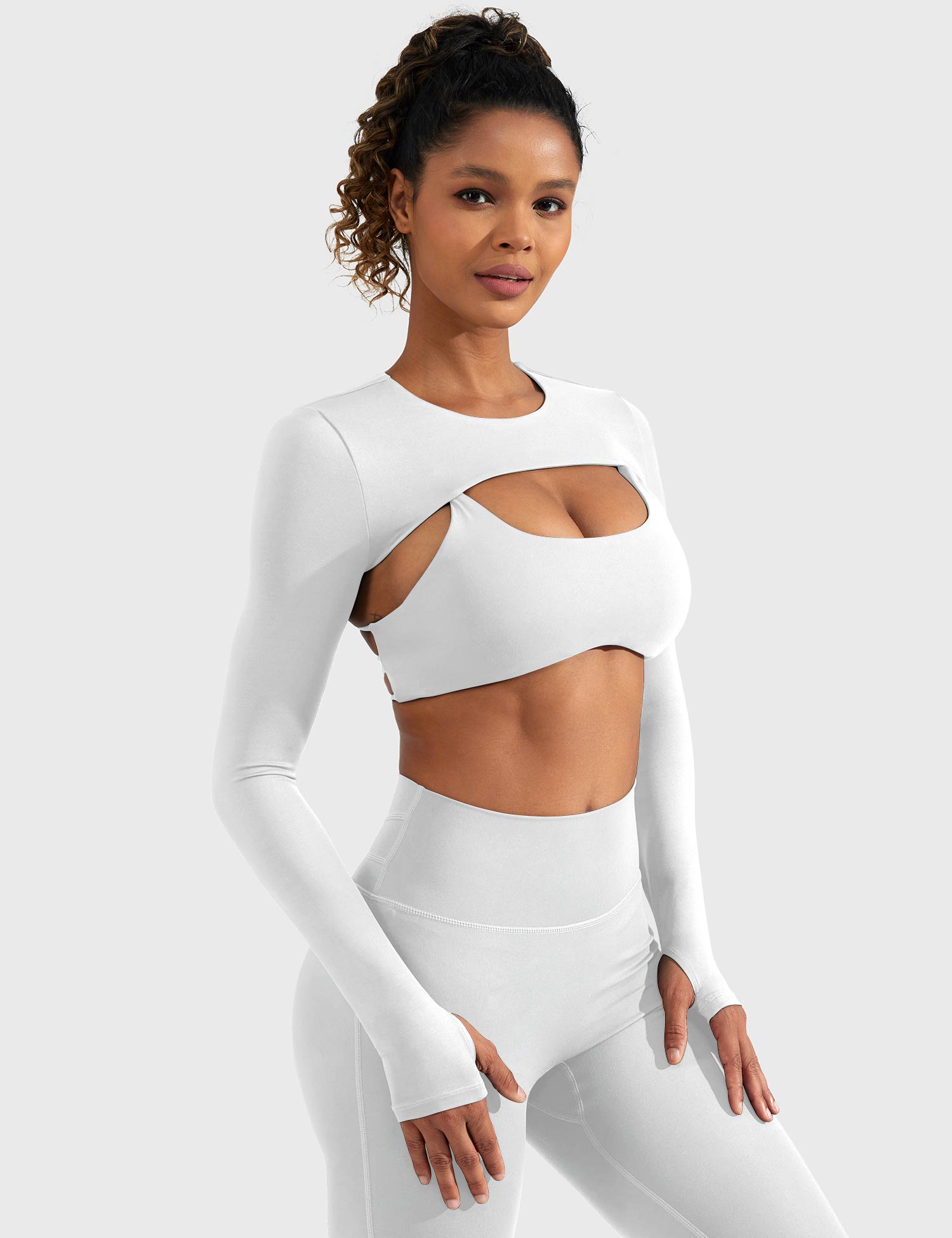 YGLEO Crissy Long Sleeve Bolero Shrug