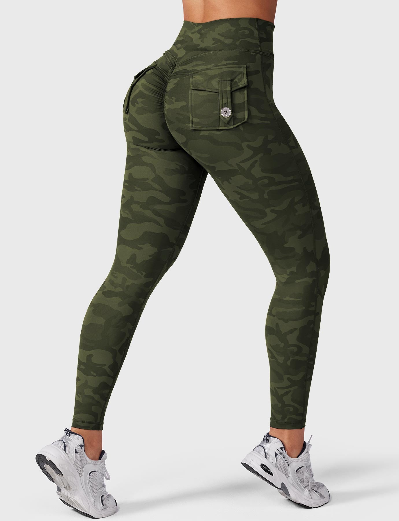 YGLEO Charm Camouflage Leggings