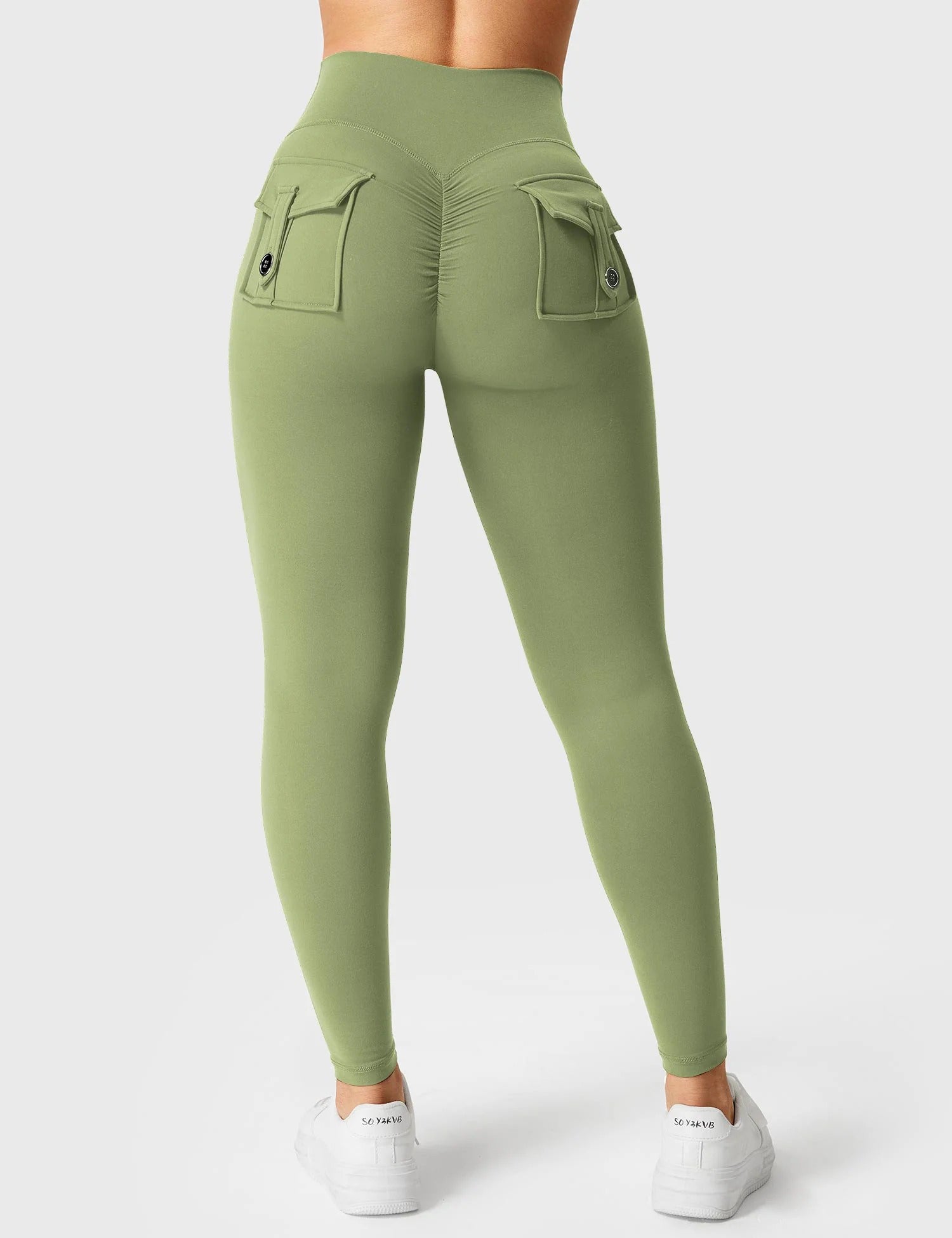 YGLEO V-waistband Charm Leggings