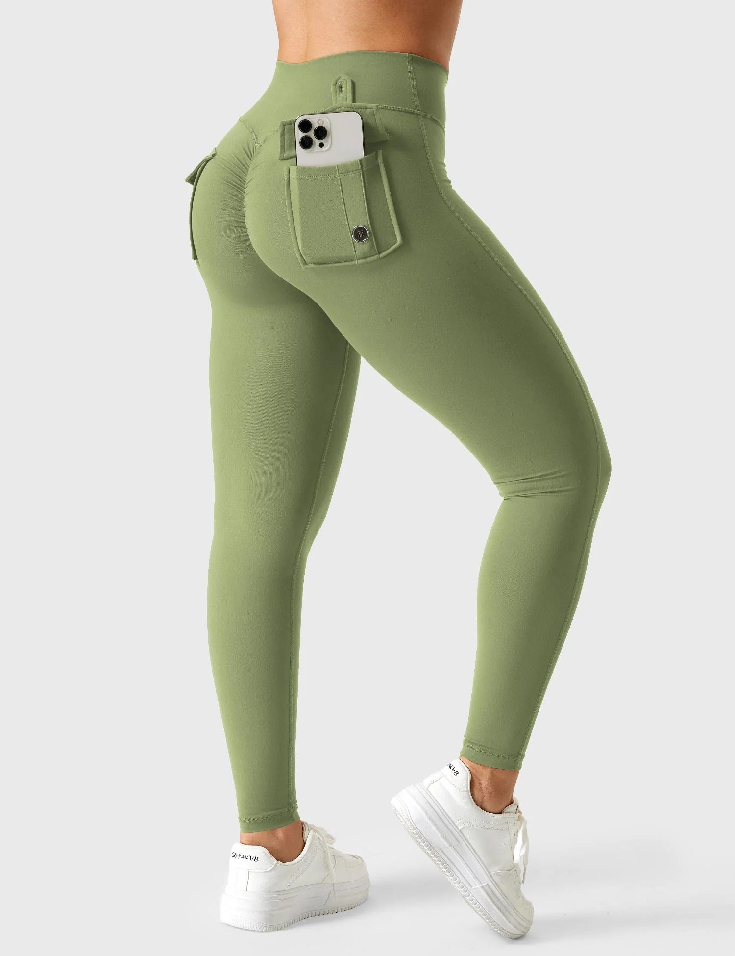 YGLEO V-waistband Charm Leggings