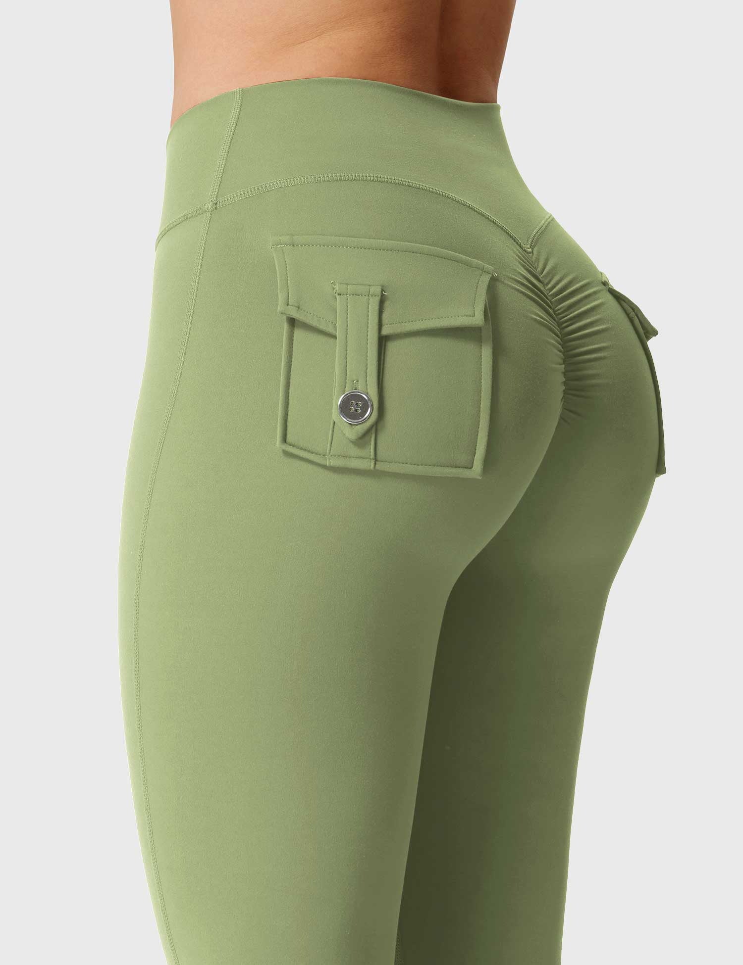 YGLEO V-waistband Charm Leggings