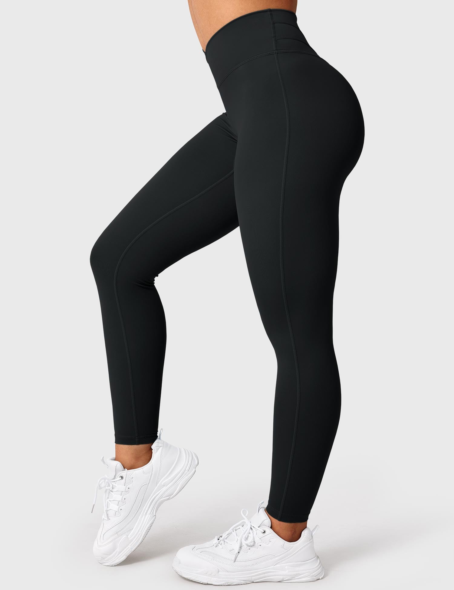 YGLEO V-waistband Workout Leggings