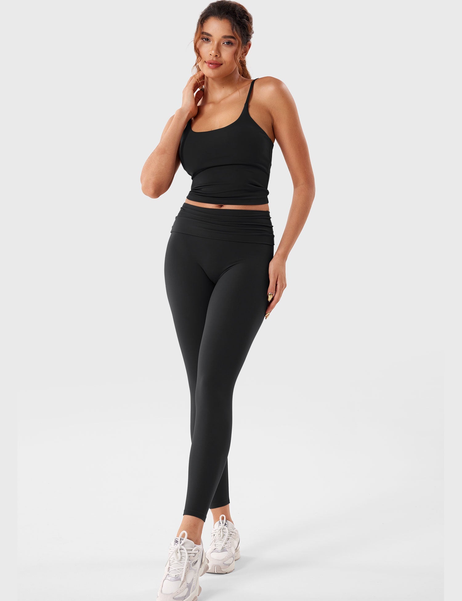 YGLEO Romola Fold Over Leggings