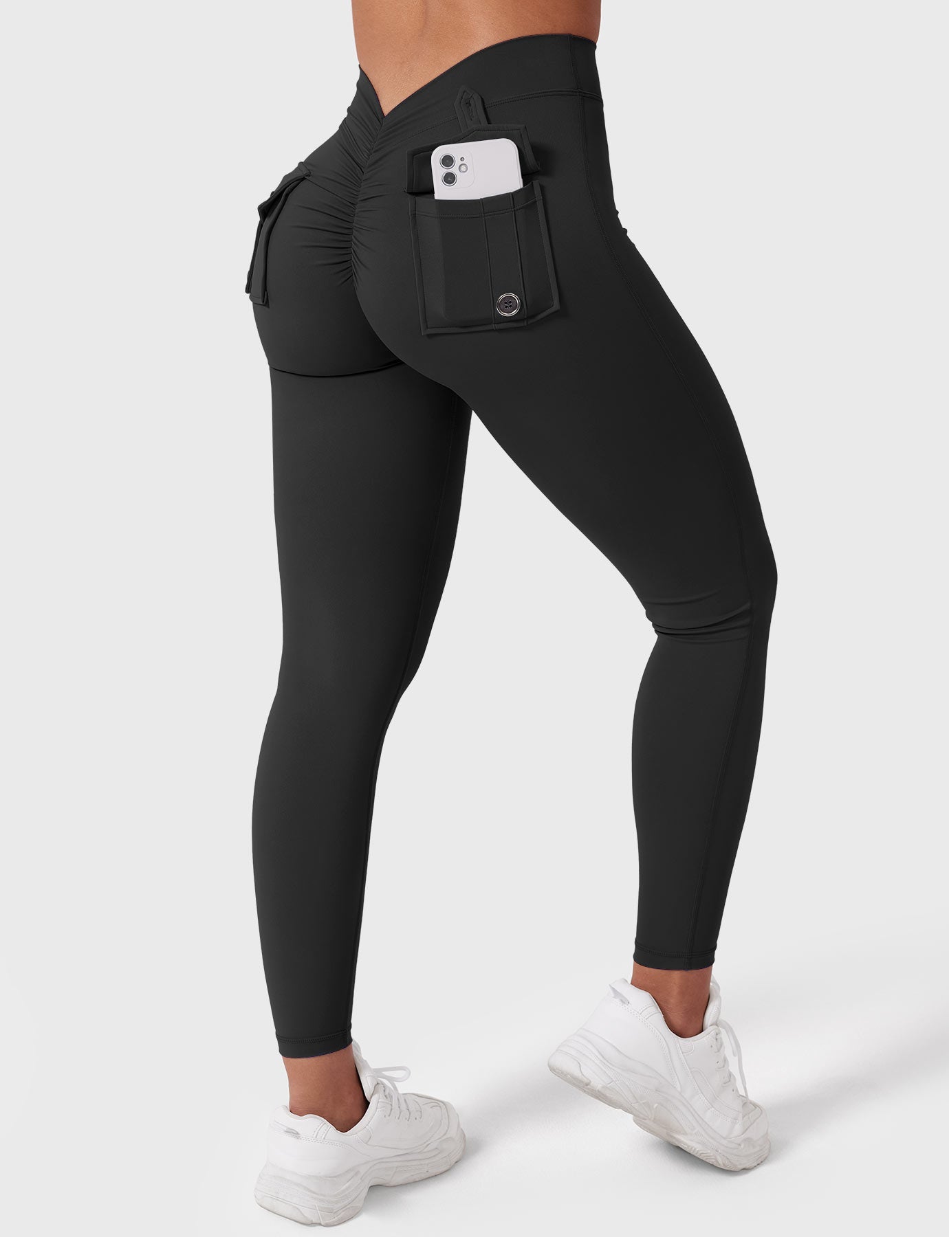 YGLEO V-Back Charm Leggings