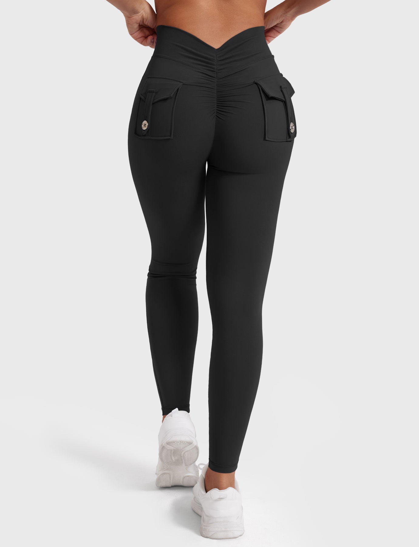 YGLEO V-Back Charm Leggings