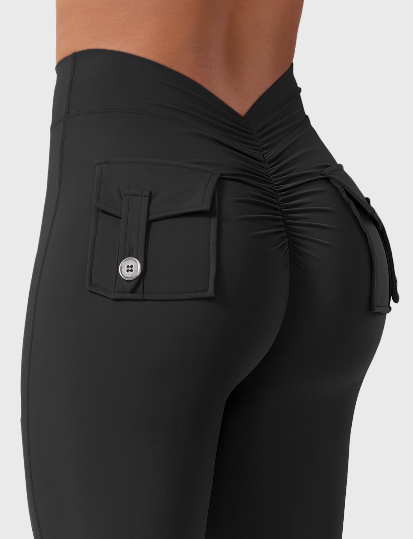 YGLEO V-Back Charm Leggings