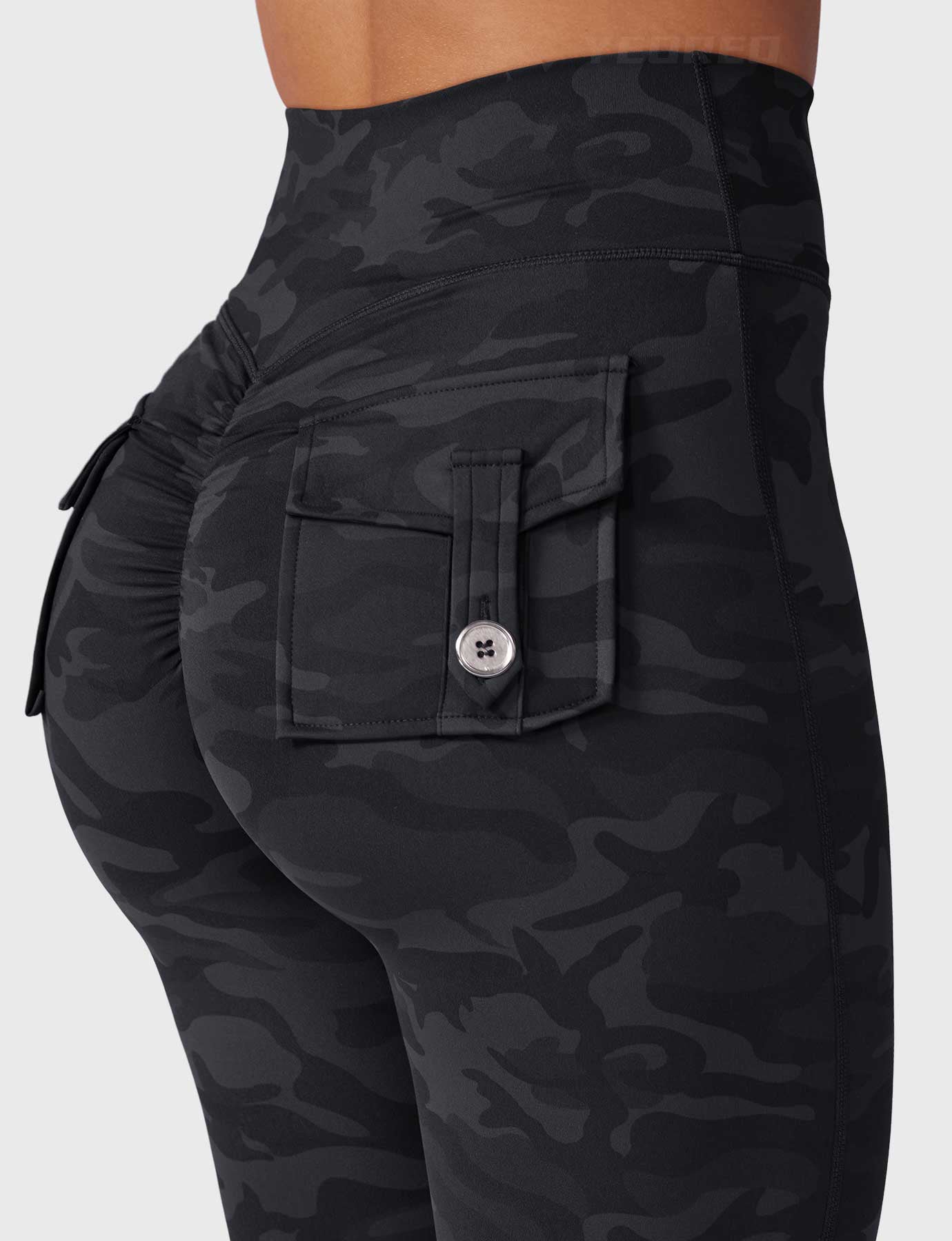 YGLEO Charm Camouflage Leggings