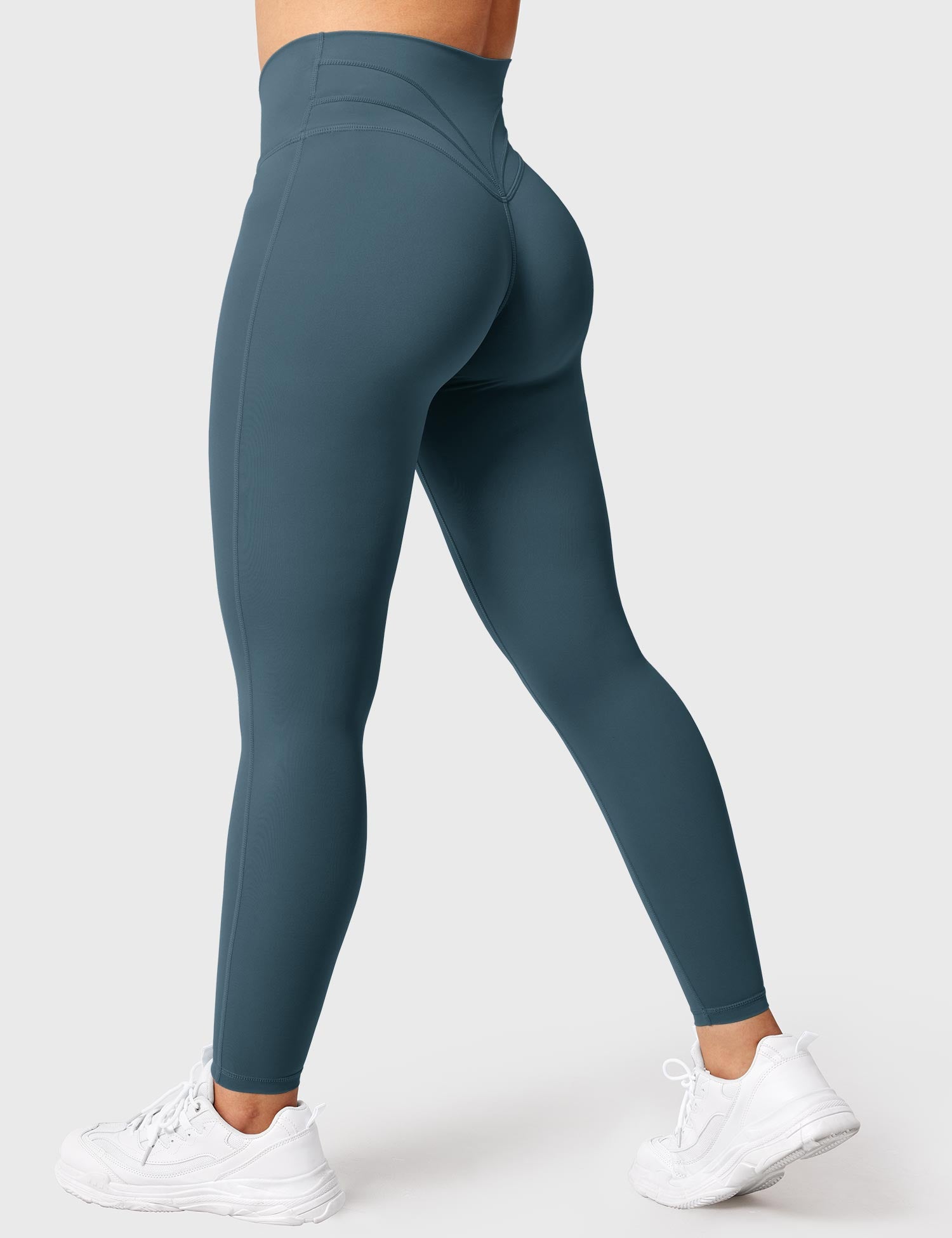 YGLEO V-waistband Workout Leggings