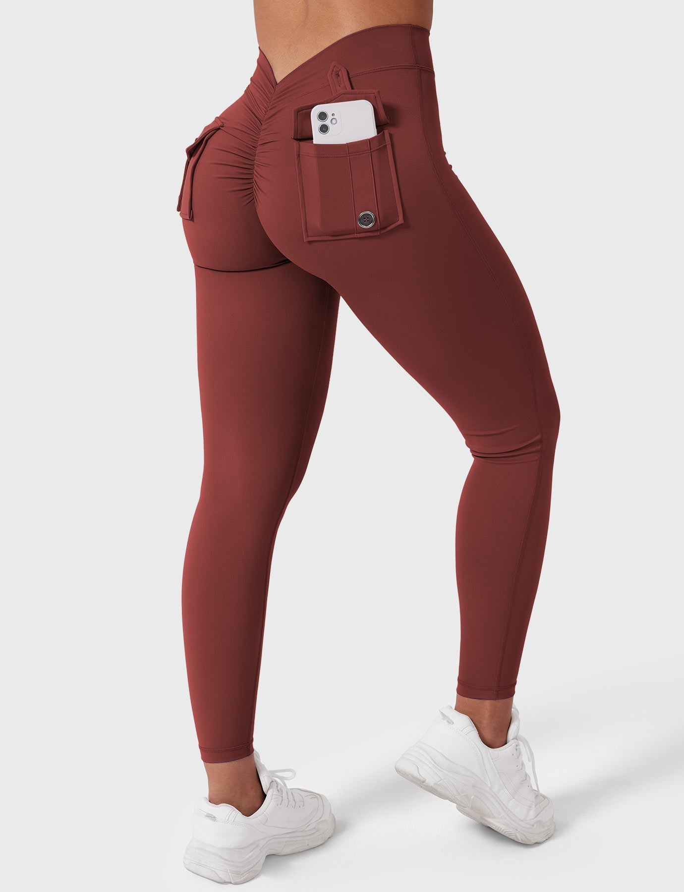YGLEO V-Back Charm Leggings