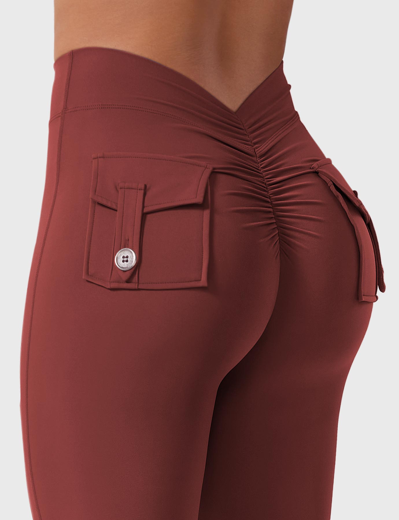 YGLEO V-Back Charm Leggings