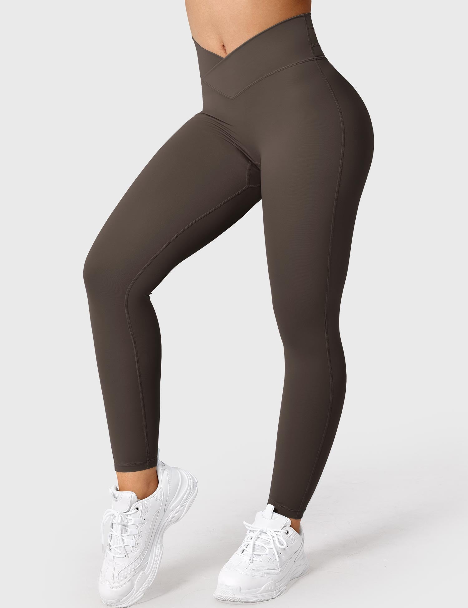 YGLEO V-waistband Workout Leggings