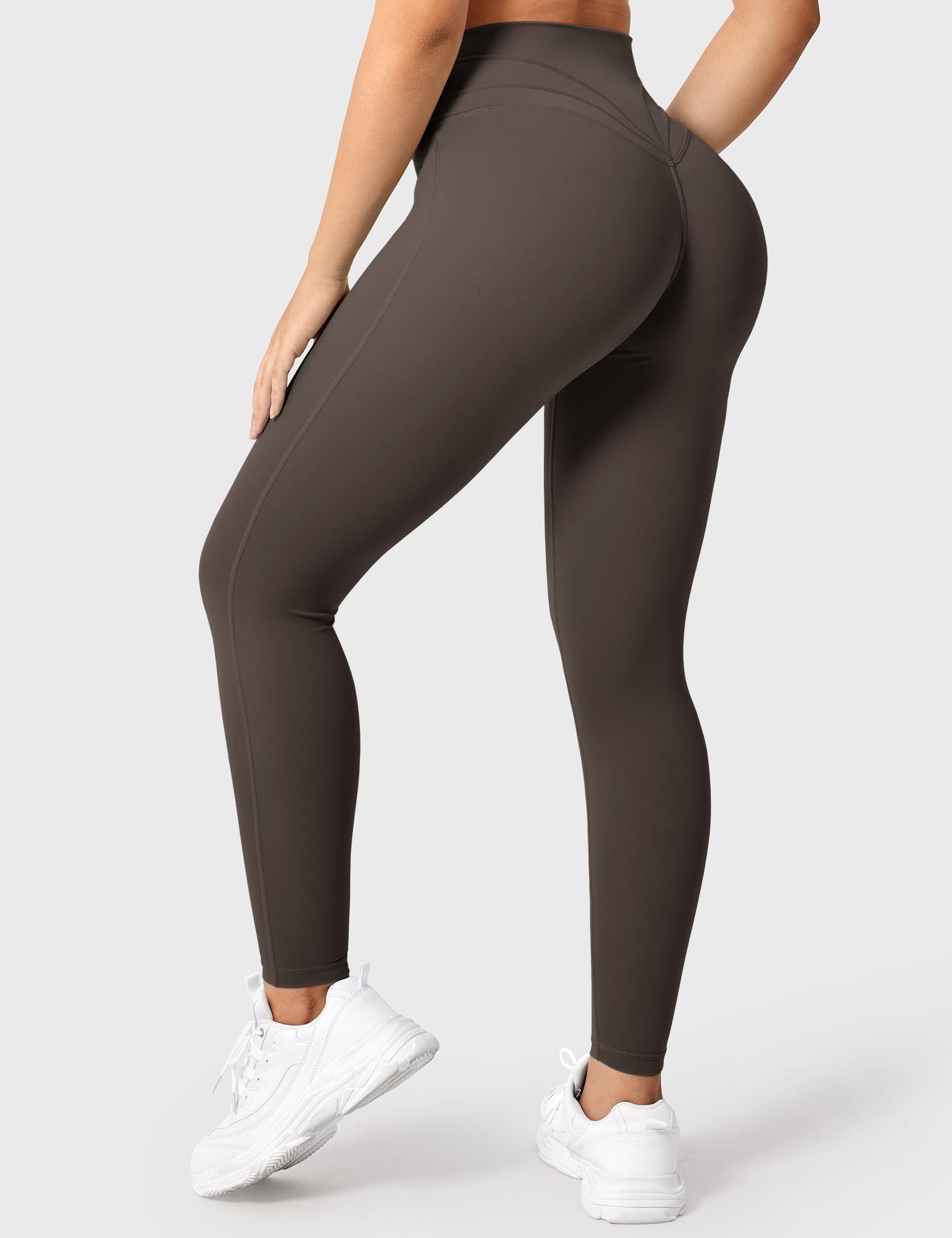 YGLEO V-waistband Workout Leggings