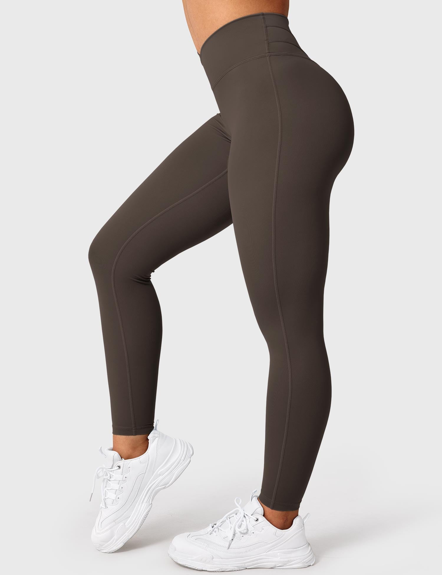 YGLEO V-waistband Workout Leggings